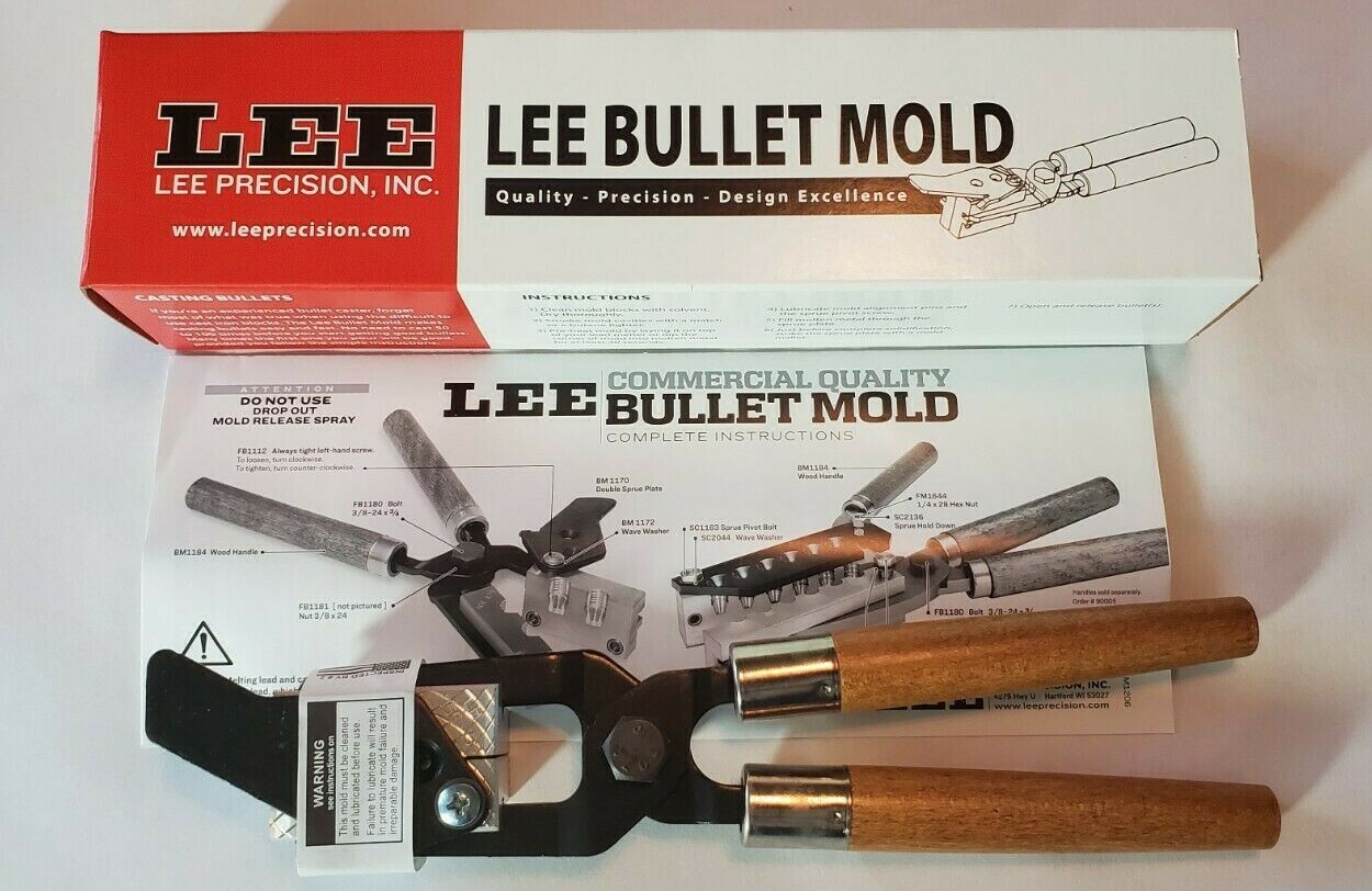 LEE 90303 LEE 2-CAVITY BULLET MOLD 358-158-RF  .358 DIA  158 GR *Ships Fast*