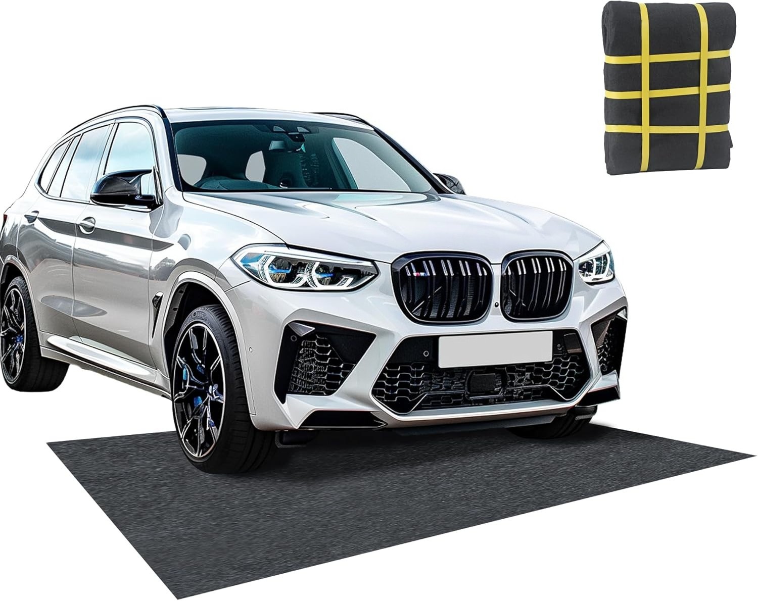 60“ × 72” Oil-Resistant Mat - Mat Waterproof, Oil-Absorbent, Reusable, Washable