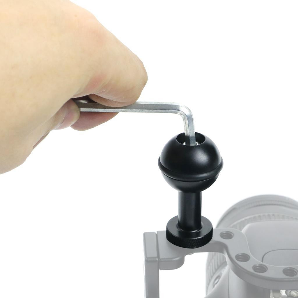 1" Ball Adapter Extension 1/4" Screw Camera System for Diving Arm