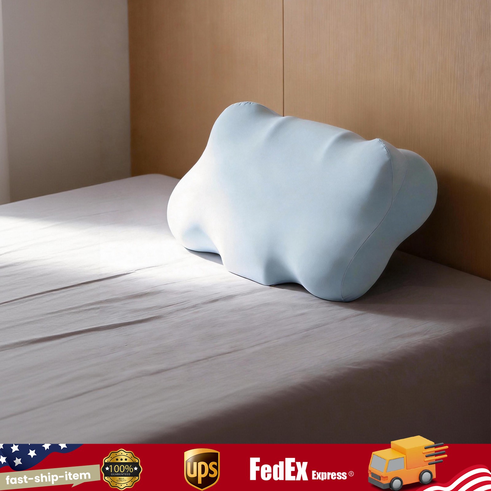 Ergonomic Memory Foam Pillow, Cervical Neck Support Pillow For Workers