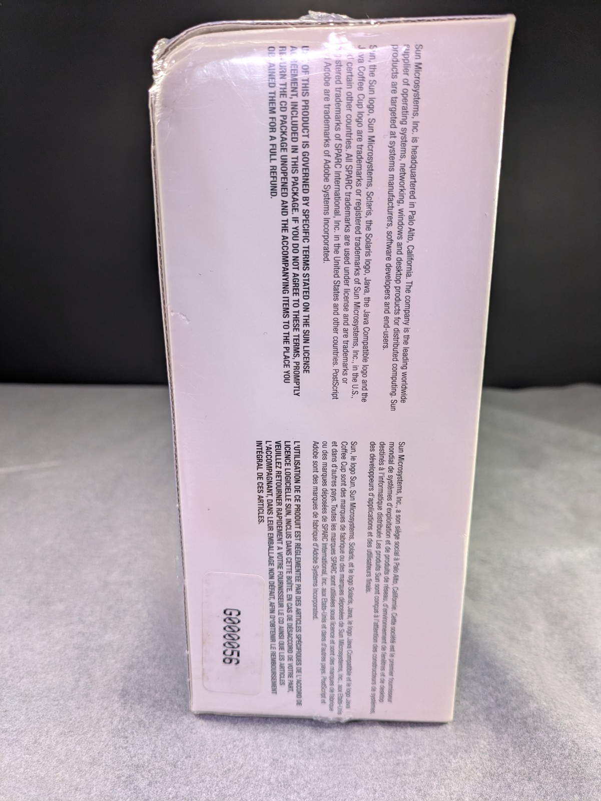 SUN Solaris 7 Server Sparc Platform Edition New in Box