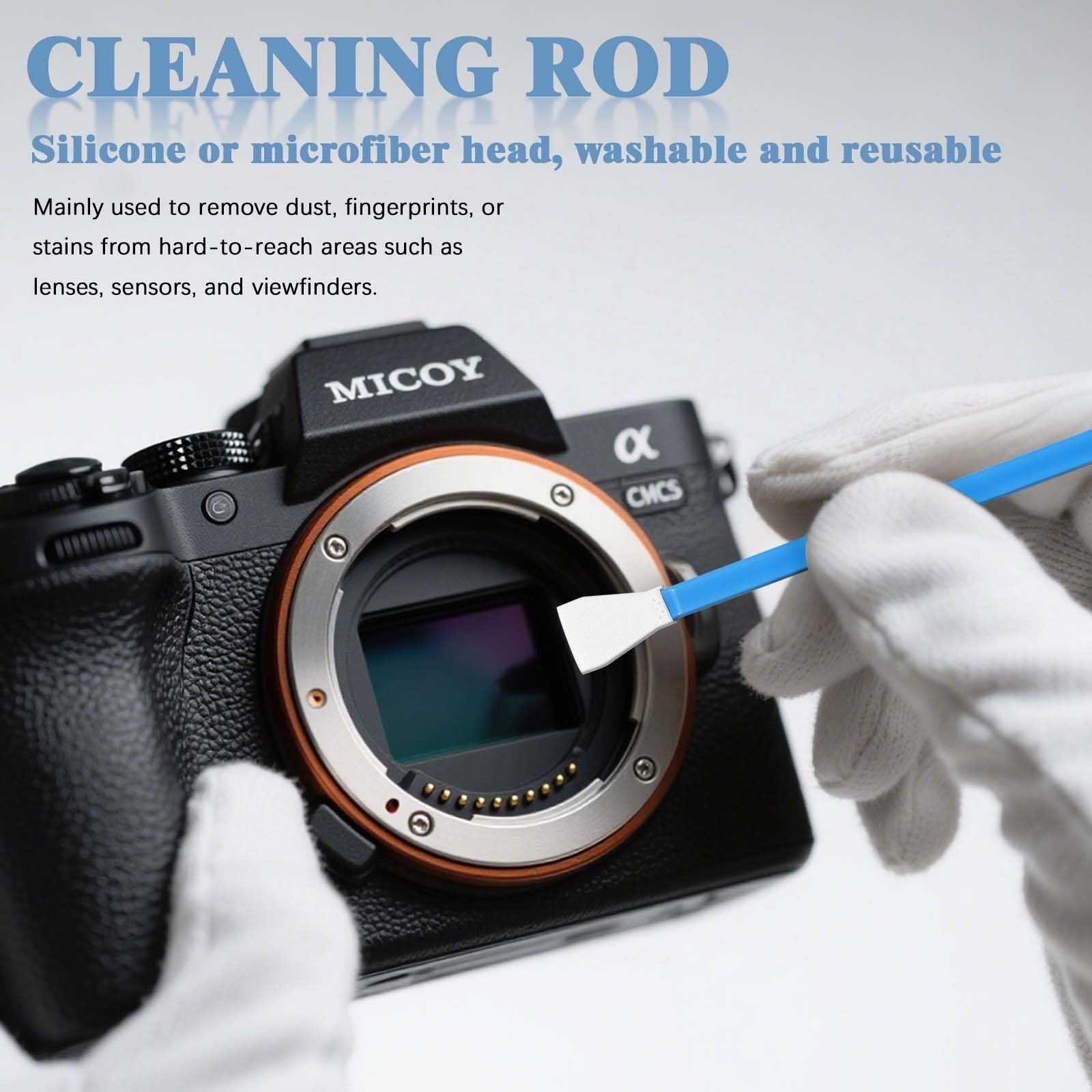 Camera Lens Cleaning kit，Camera Accessories，Camera Sensor and black