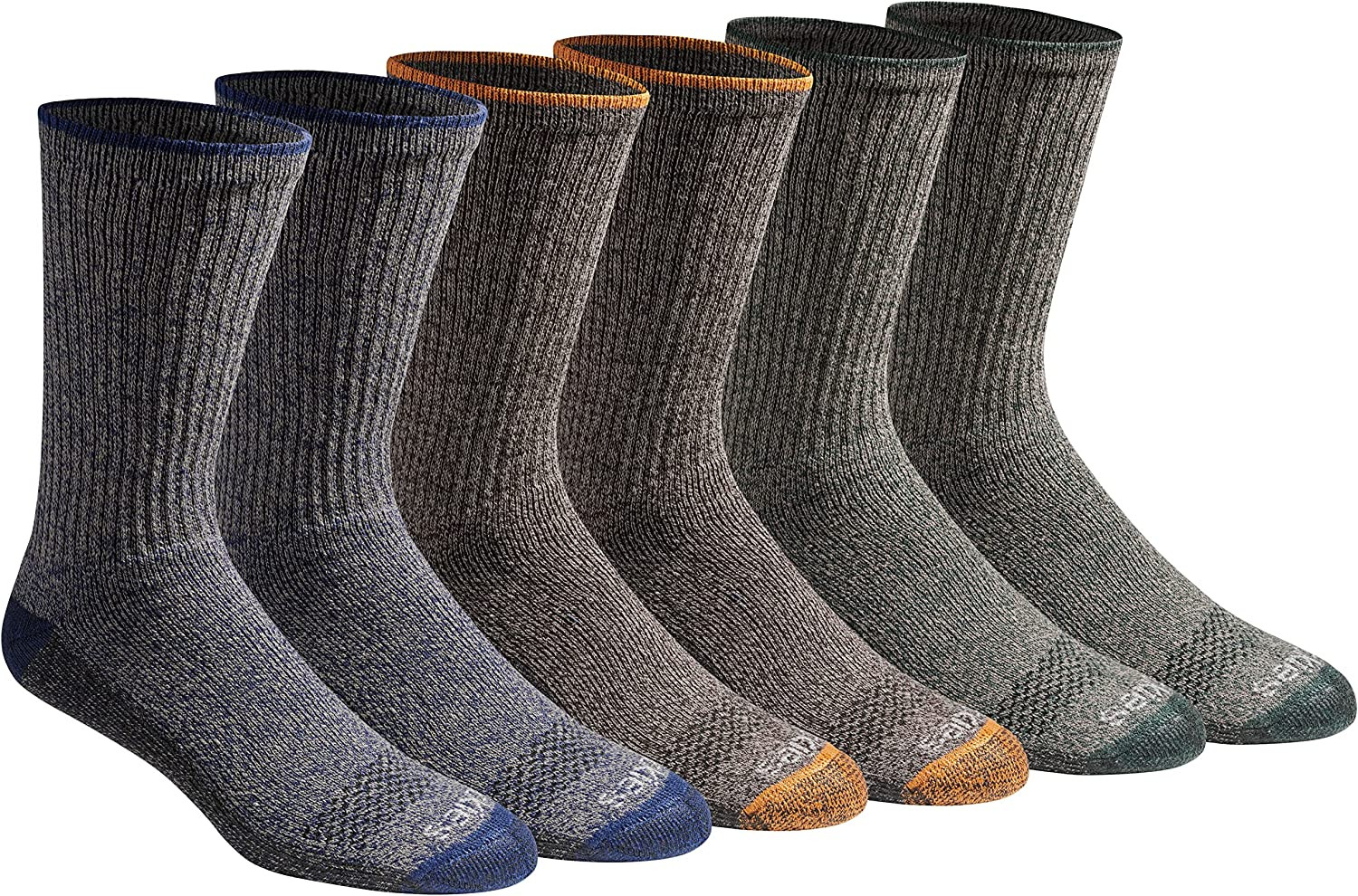 Men'S Dri-Tech Original Moisture Control Crew Socks, Available in M-Xxl (6, 12,