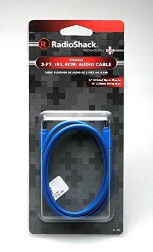 RadioShack 3-Foot Audio Cable (1/8-Inch Stereo Male to 1/8-Inch Stereo Female)