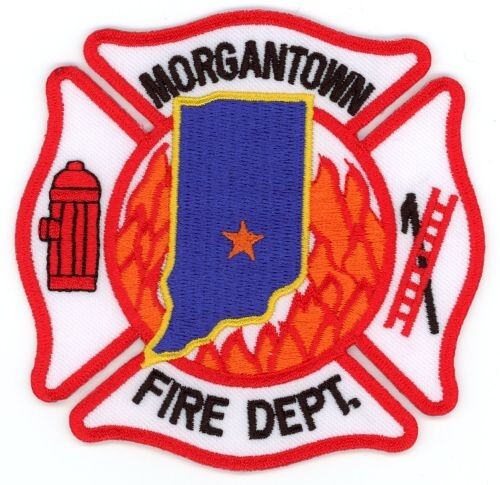 INDIANA IN MORGANTOWN FIRE DEPARTMENT NICE SHOULDER PATCH POLICE SHERIFF
