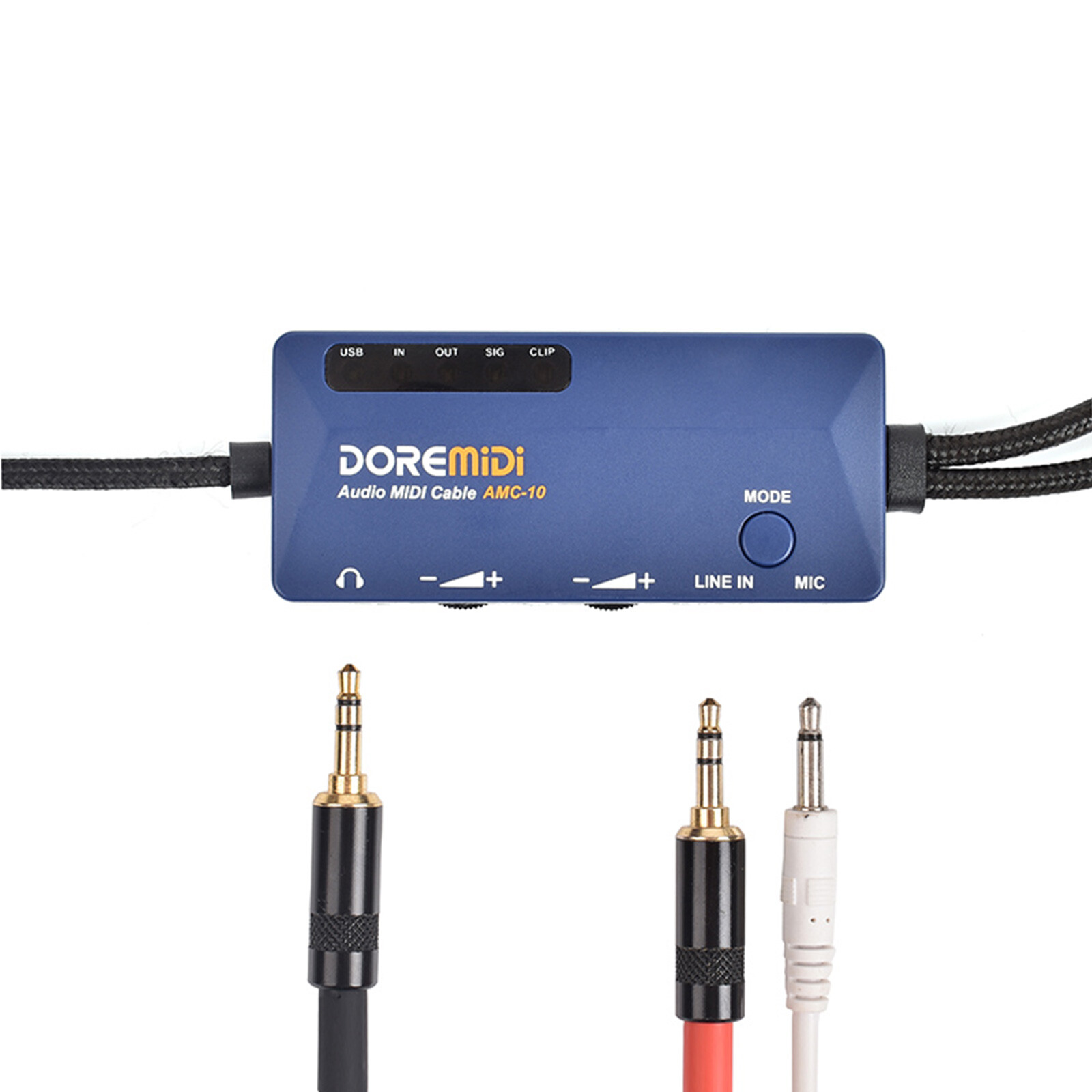 DOREMiDi Audio MIDI Cable USB Converter Five-pin 16 Channels 10 EQ parameters