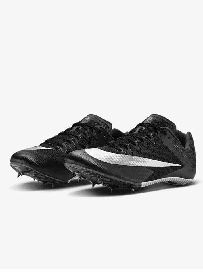 New Nike Track Zoom Rival Low Black Metallic Silver DC8753-001 choose