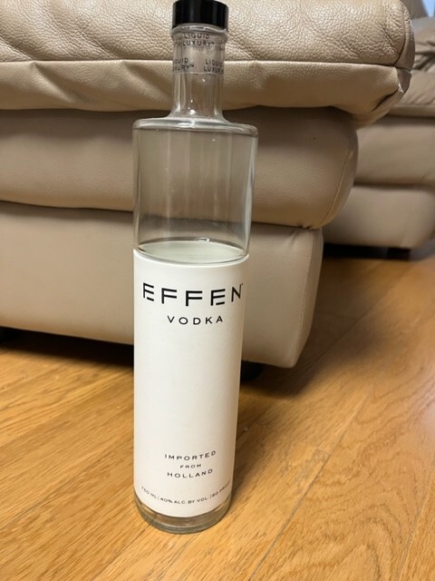 Effen Vodka 750ml Bottle Excellent