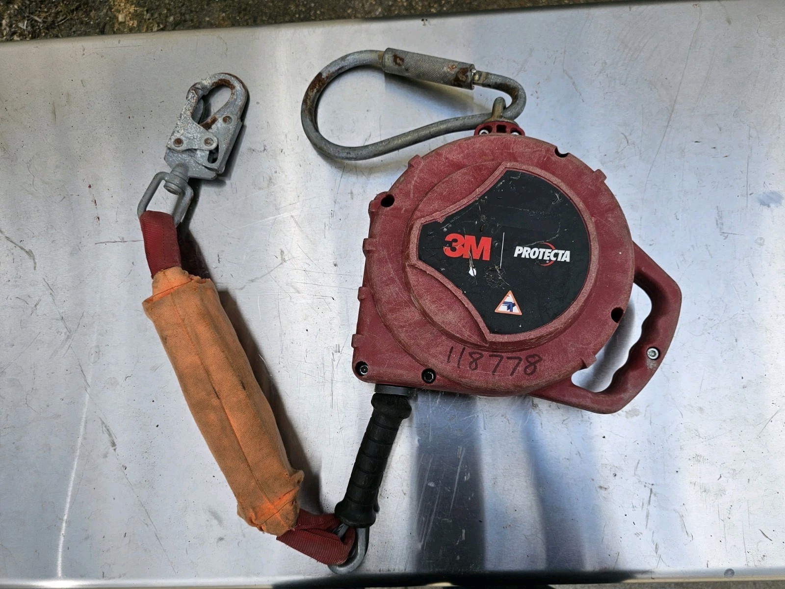 3M PROTECTA 3590543 33' SELF RETRACTING CABLE LIFELINE LANYARD USA 🇺🇲 YO YO