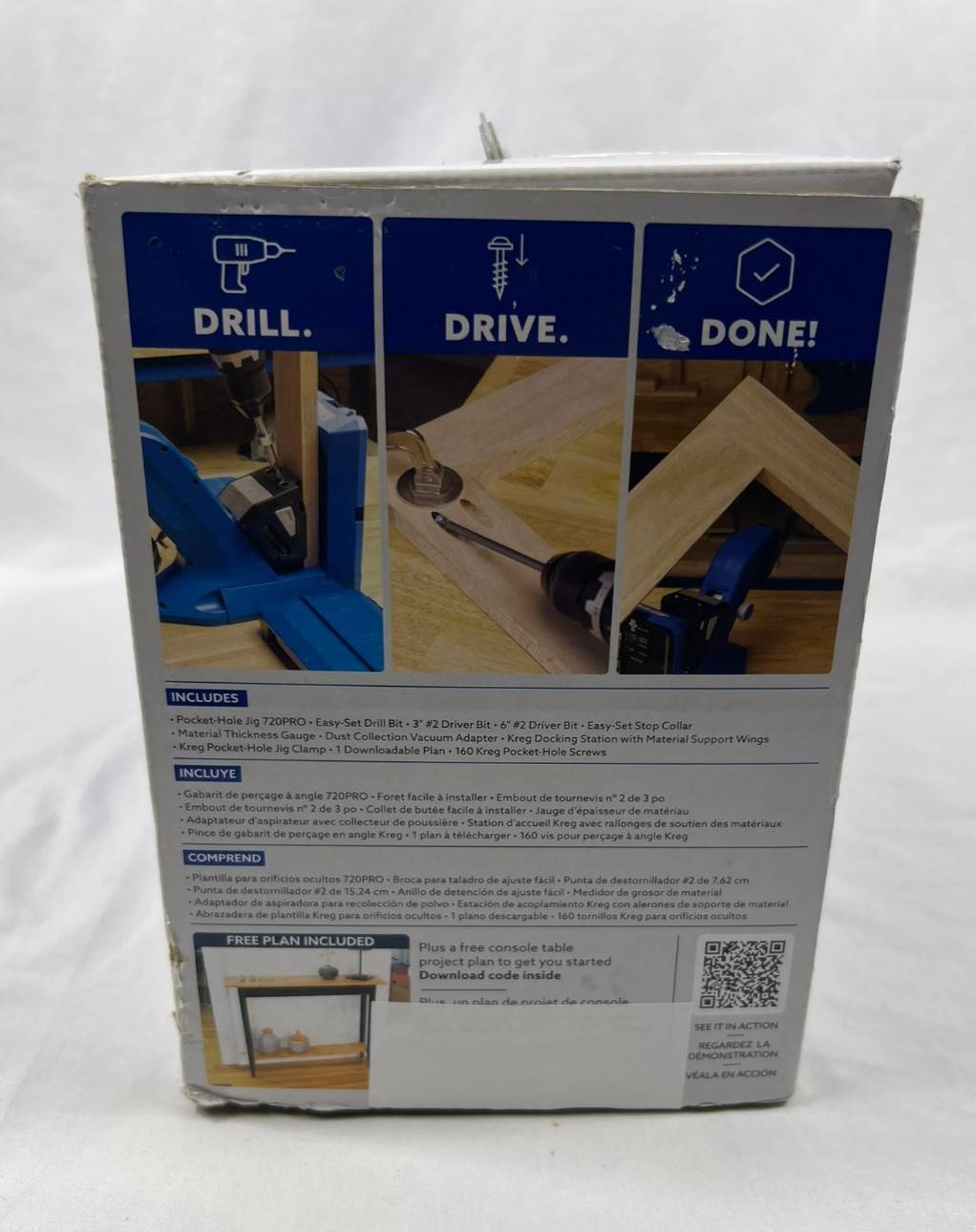 Kreg 720PRO Pocket Hole Jig System Docking Station New Open Box
