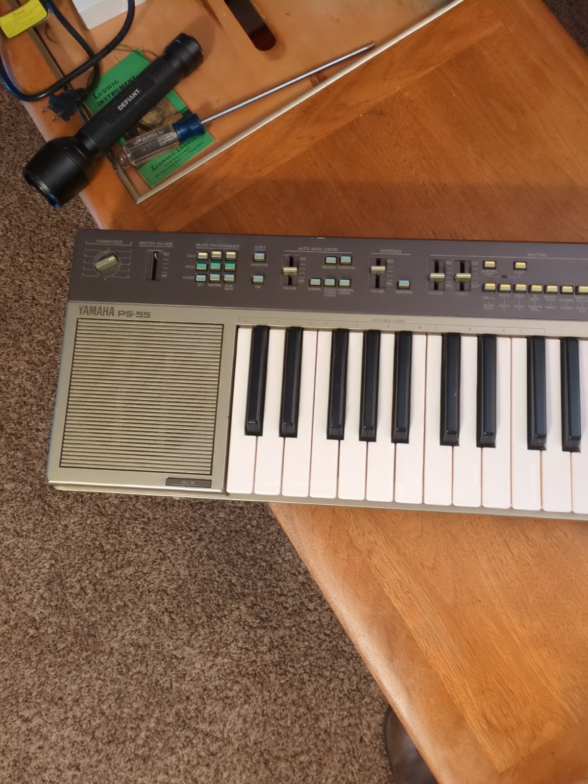 1983 Yamaha PS-55 Keyboard Vintage