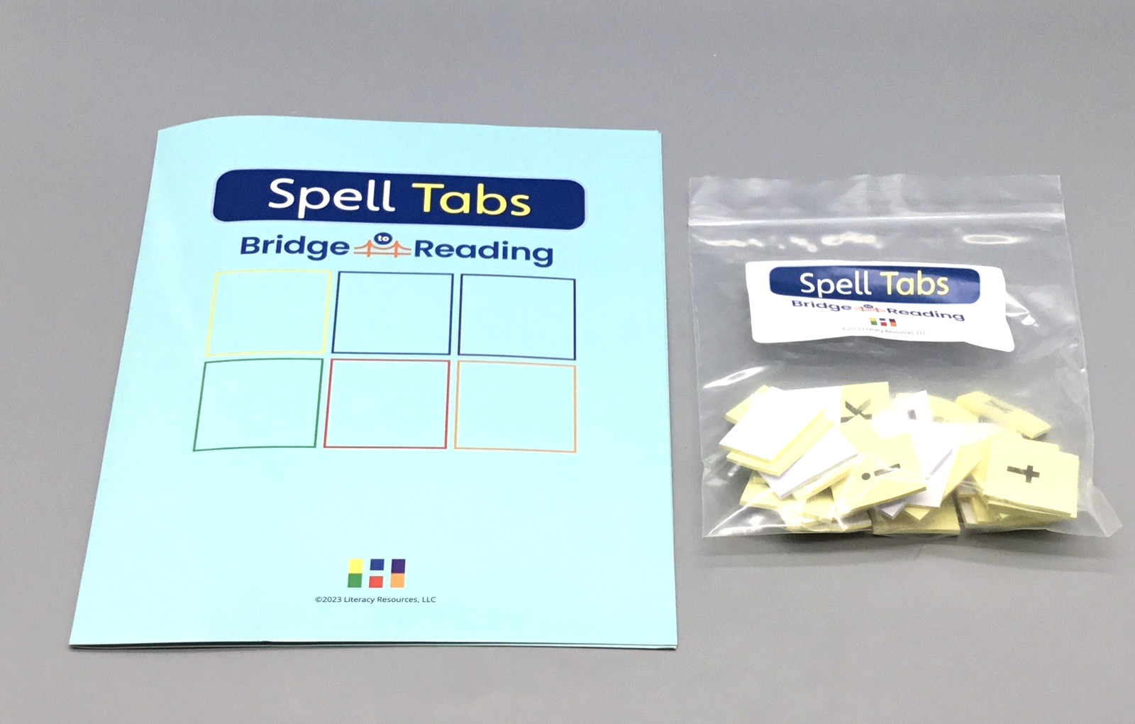 Heggerty Bridge To Reading Spell Tabs and Word-Building Tools