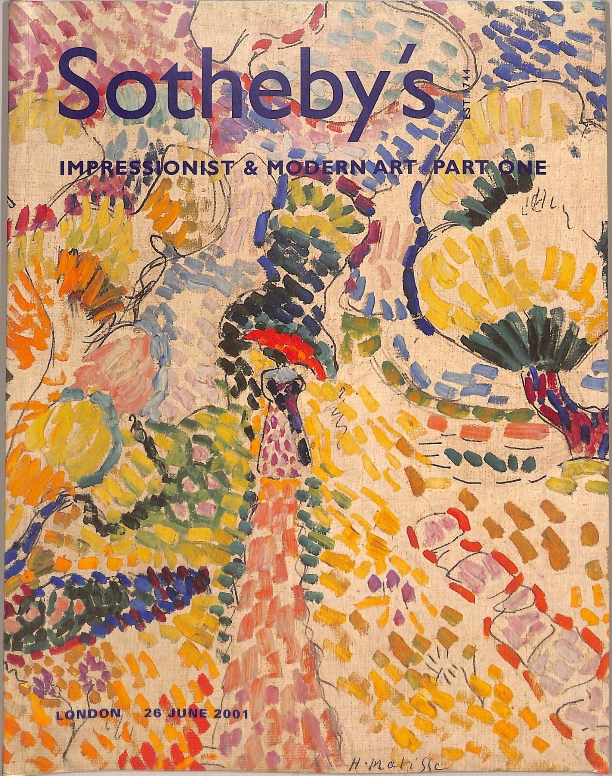 Sotheby's Impressionist & Modern Art Part 1 Auction Catalog June 26, 2001