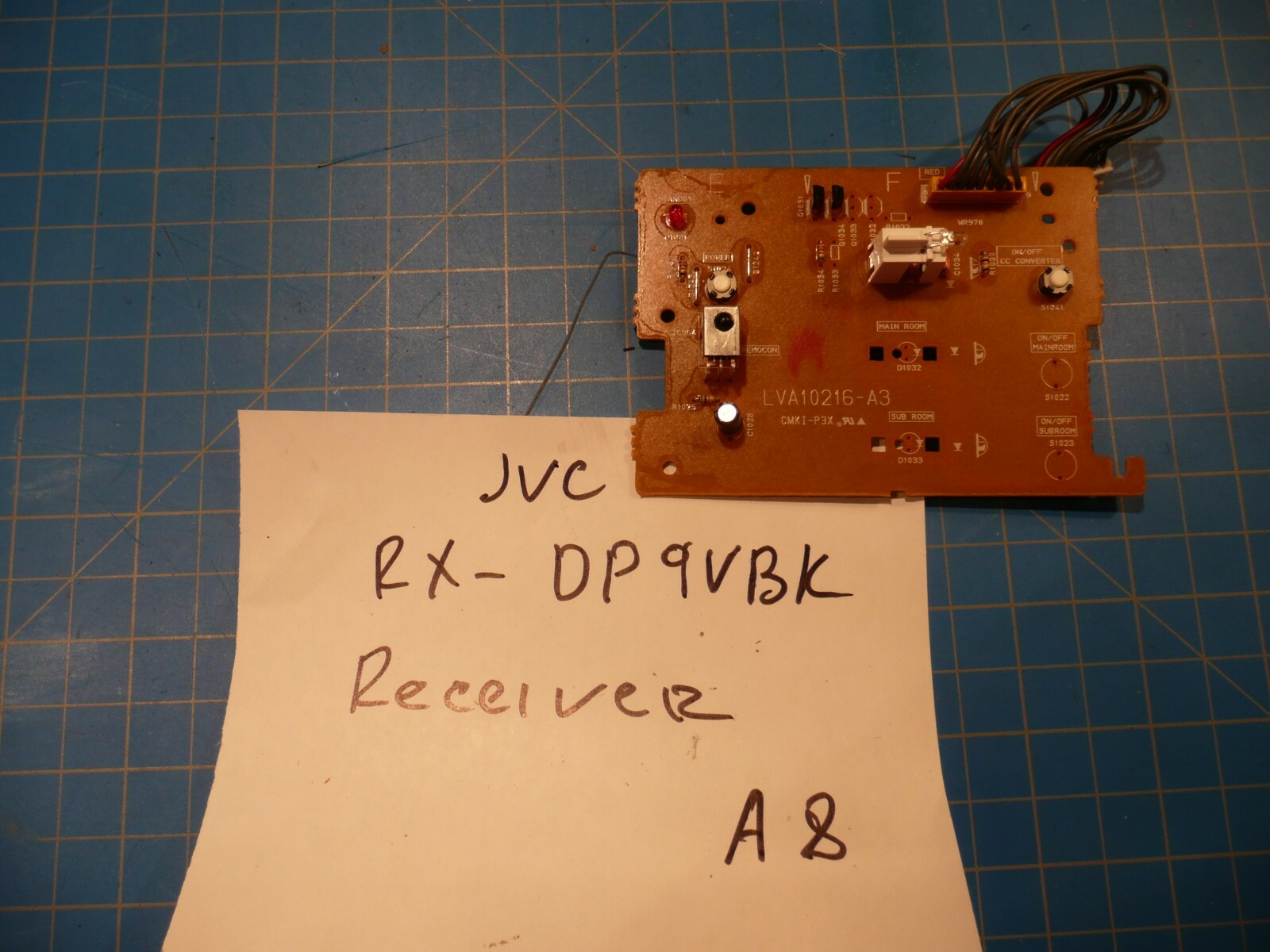 JVC RX-DP9V Receiver Replacement Parts Cir Board Part # LVA10216-A3