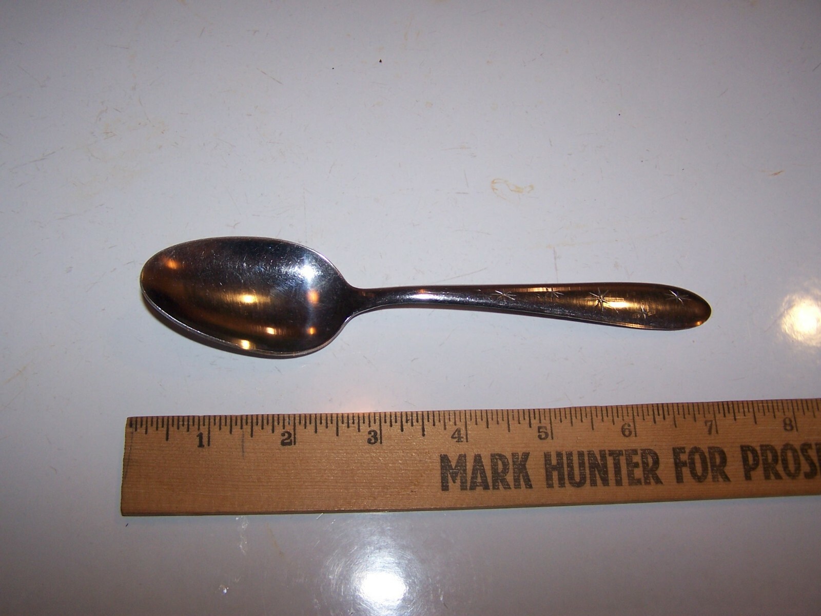 Vintage ATOMIC Tablespoon marked MAR-CREAT STAINLESS U.S.A.