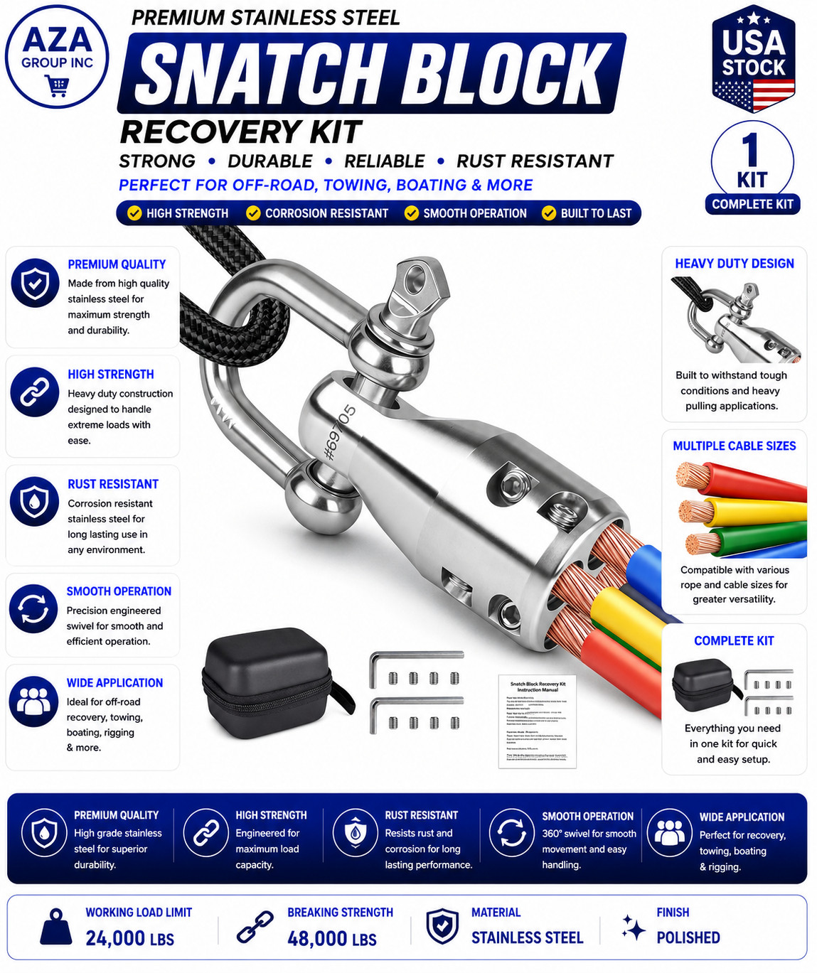 Penguin Puller Jr. Wire Pulling Attachment, 69705 Electrical Cable...
