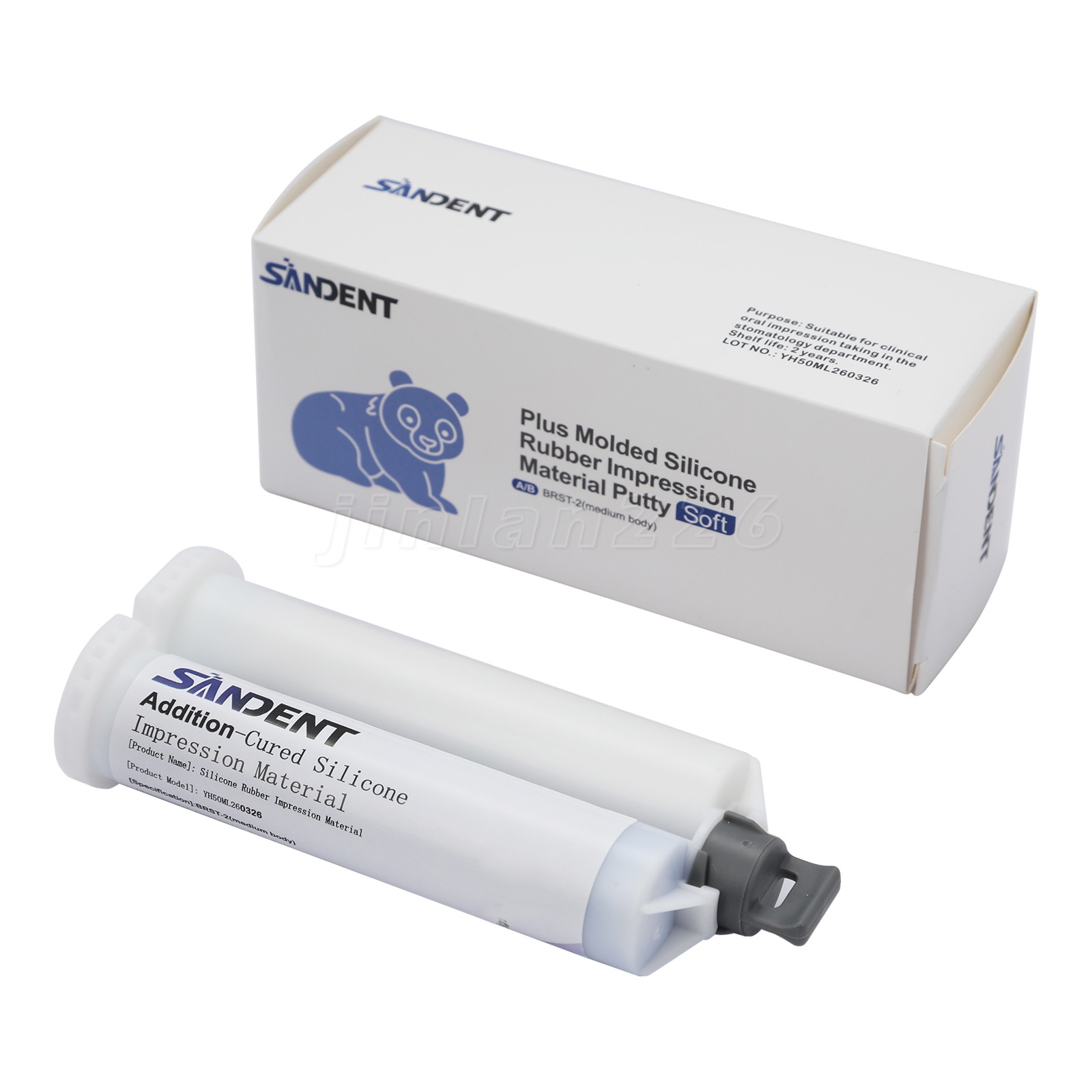 Medium & Fast Set Impression Material 50mL+Tip