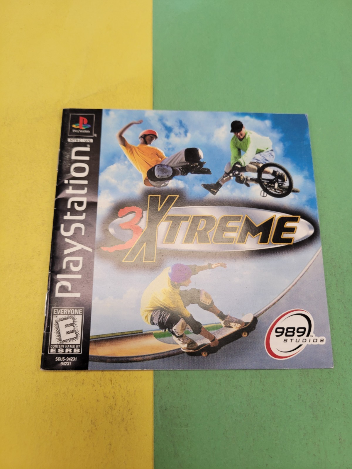 3xtreme Playstation 1 PS1 Instruction Manual Booklet ONLY