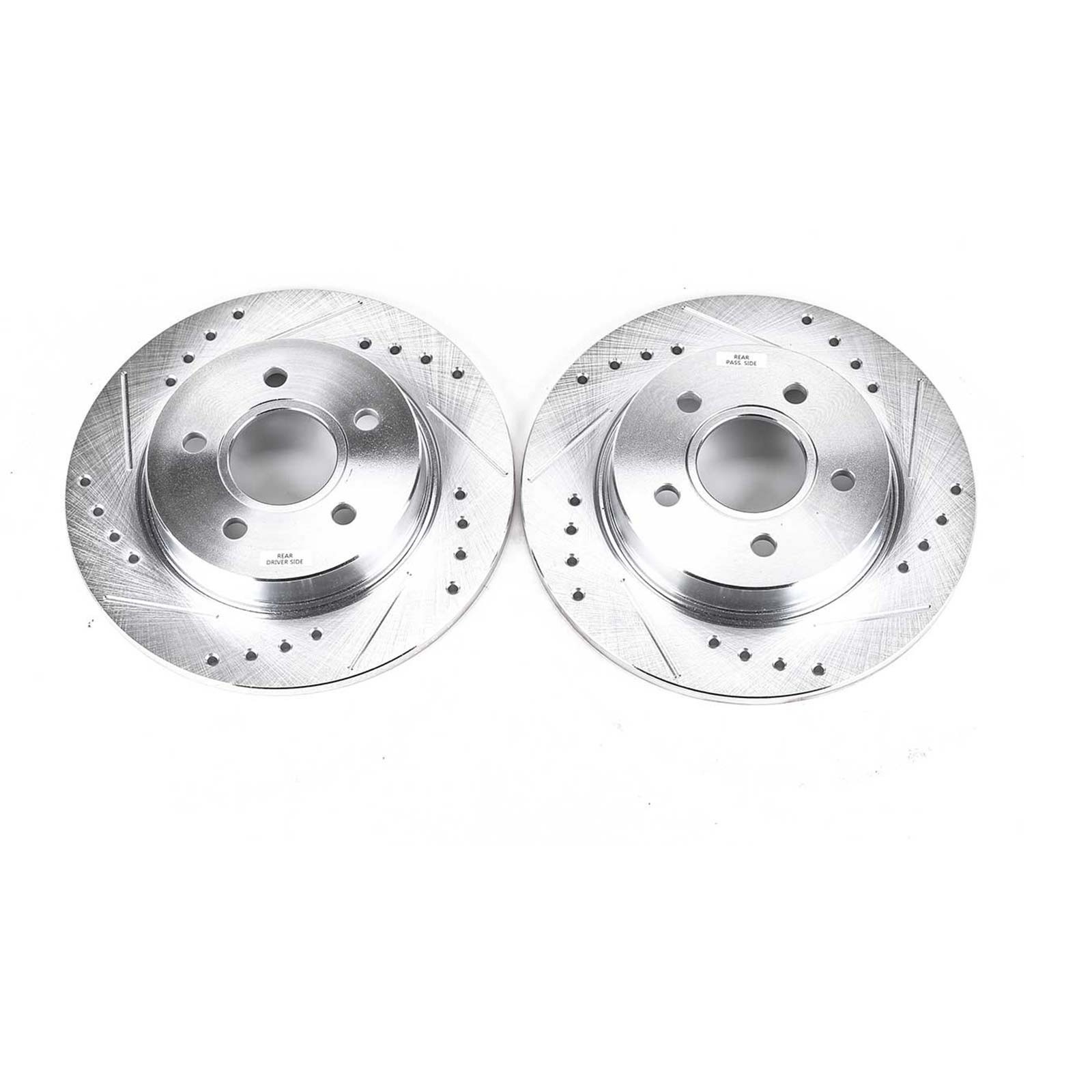 Power Stop AR85145XPR Drilled & Slotted Rear Rotor Set for Ford Focus