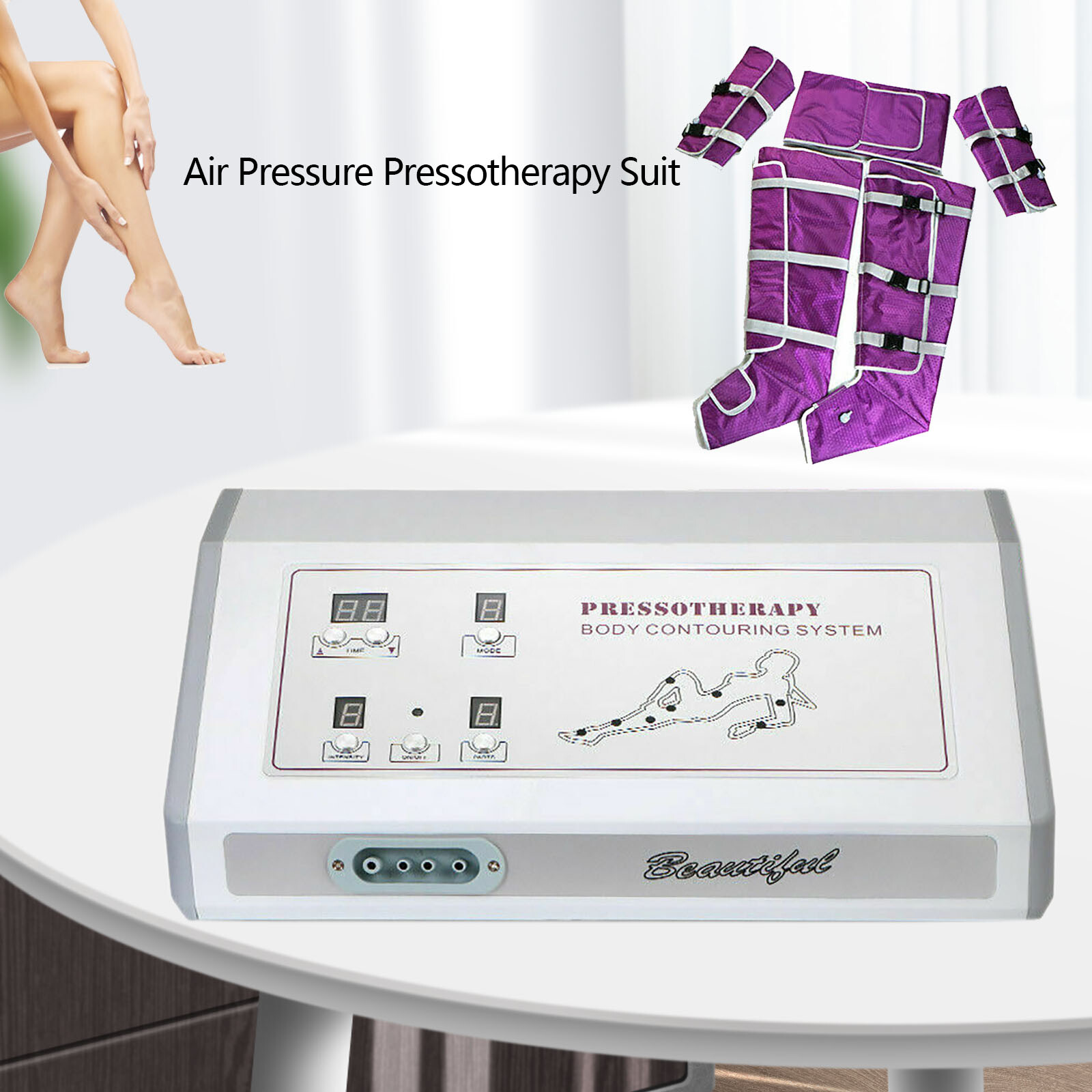 Air Pressure Pressotherapy Lymphatic Drainage Weight Loss Machine Slimming Set