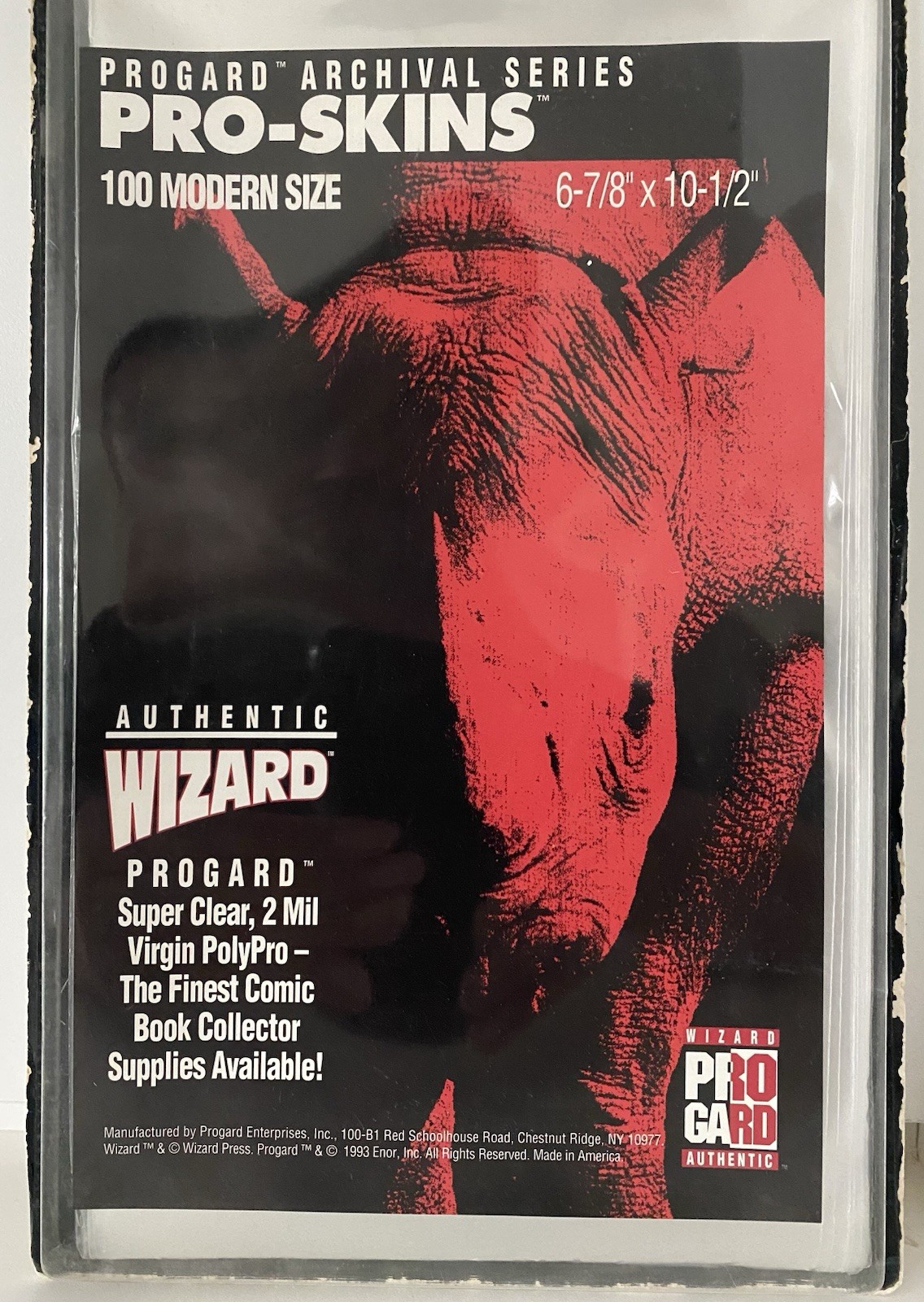 Sealed Progard 100 Super Clear 6 7/8”- 10 1/2” Poly Pro Comic Book Supply Sleeve