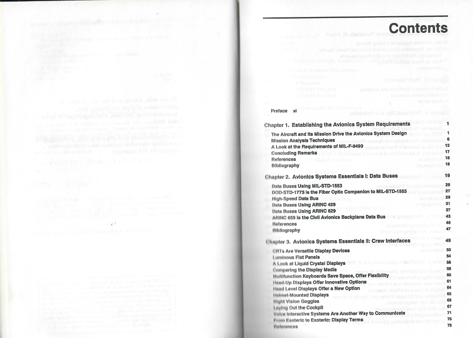 Book Digital Avionic Systems Principles and Practice, 2nd Ed 1993 Cary R Spitzer