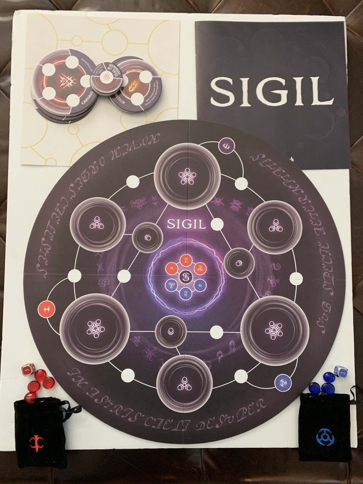 Sigil Strategy 101 - SpellsFantasy Game By Pine Island Games EUC Complete