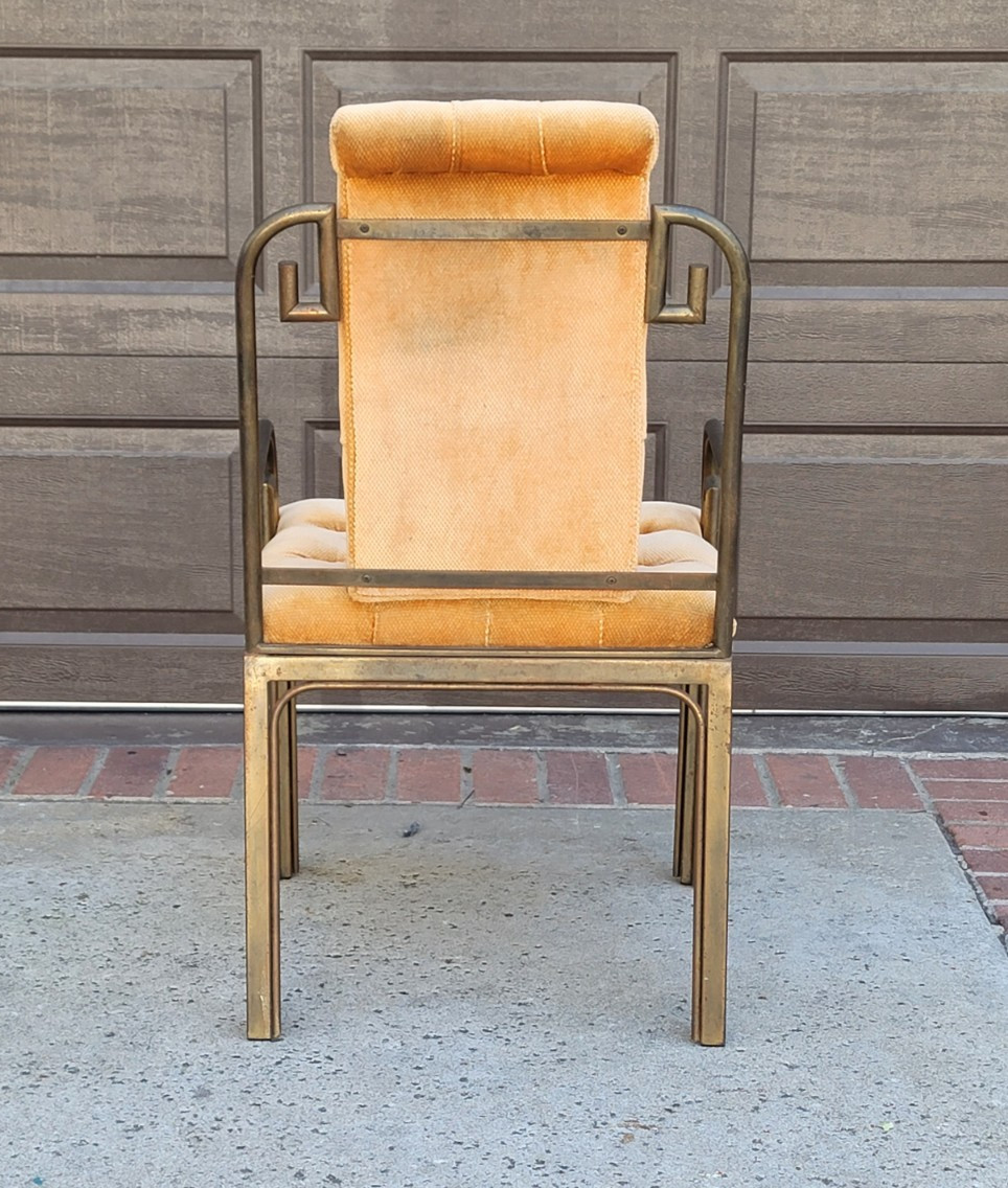 Vintage Mastercraft Greek Key Motif Desk or Dining Side Chair