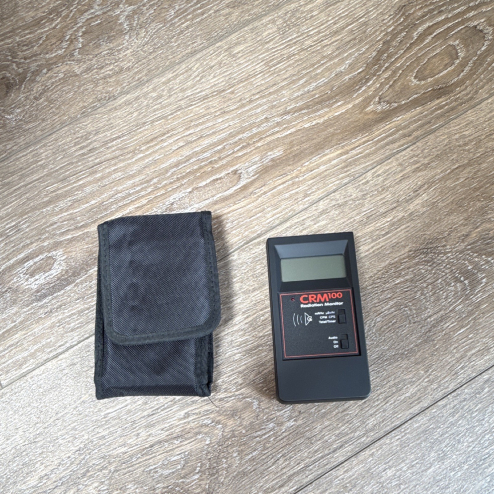 International Medcom CRM100 Geiger Counter Radiation Monitor with Case