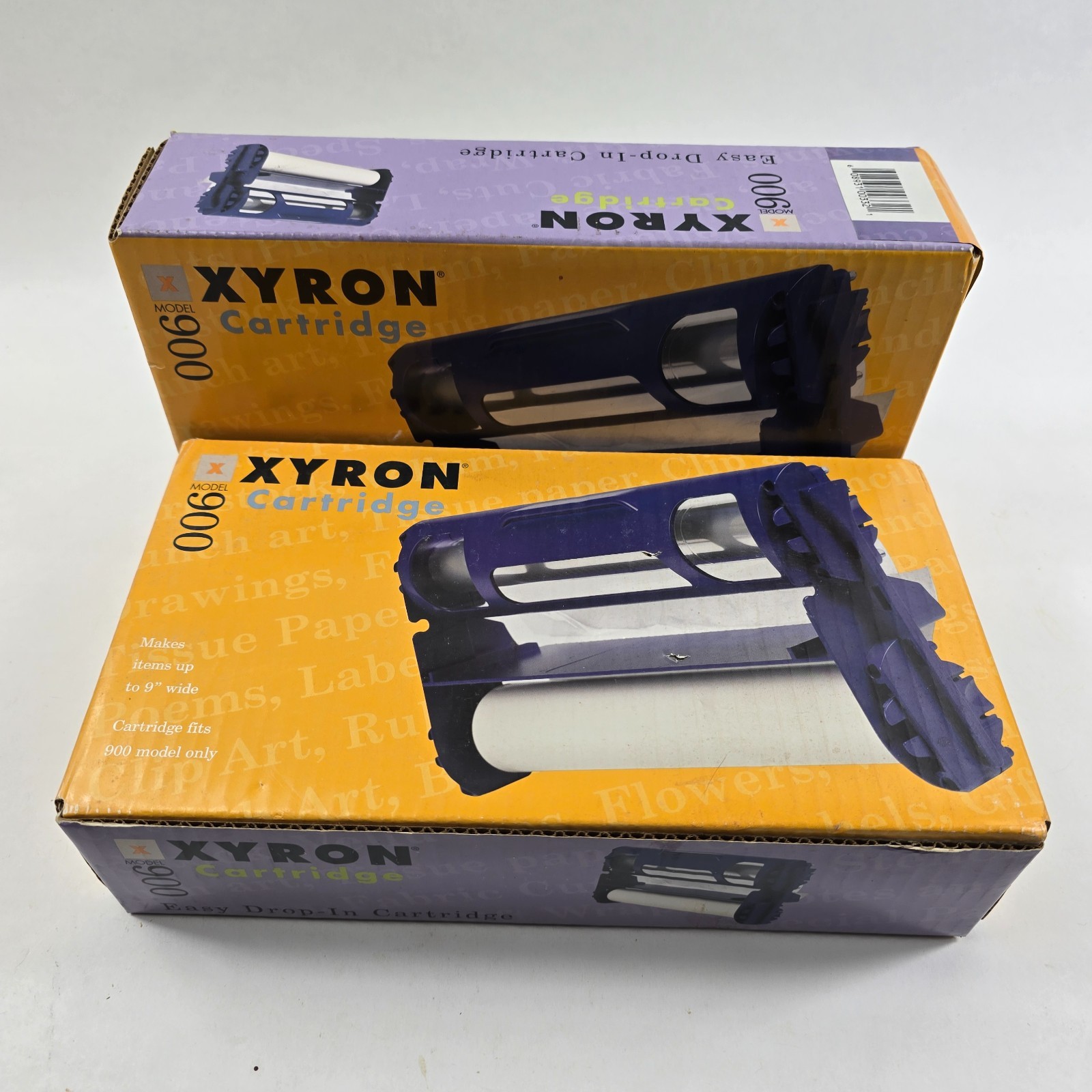 Xyron Model 900 Laminator Machine, Sticker, Label Maker, 2 New Cartridges
