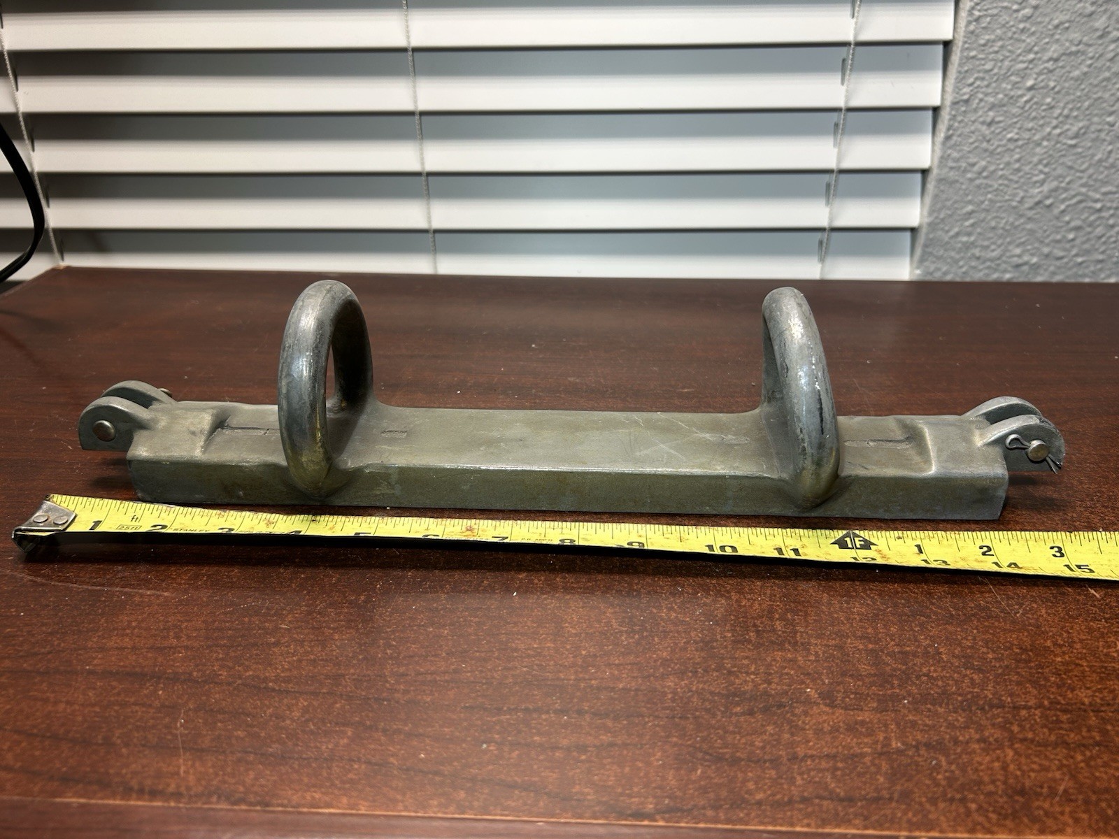 Rare Custom Rigging Towable Double Spinnaker Pole Car / Slider, 1-1/4” T-Track