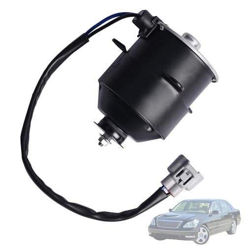 Radiator Cooling Fan Motor Driver Side Compatible with Lexus LS430 4.3L 2001
