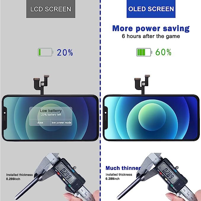 For iPhone X Premium Quality OLED Screen Display Touch Digitizer Replacement US