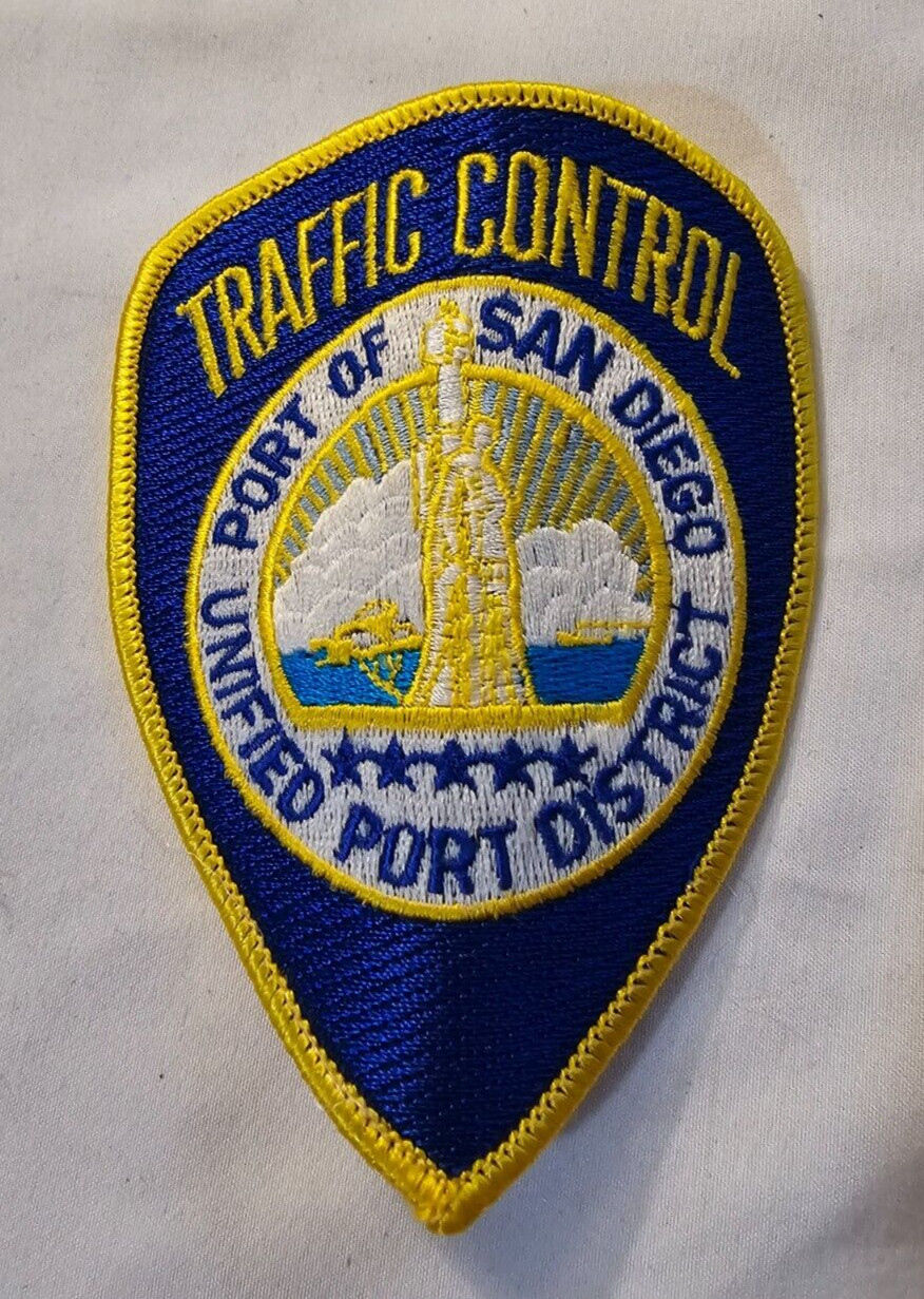 Port of San Diego Unified Port District California Traffic Control Patch  Police