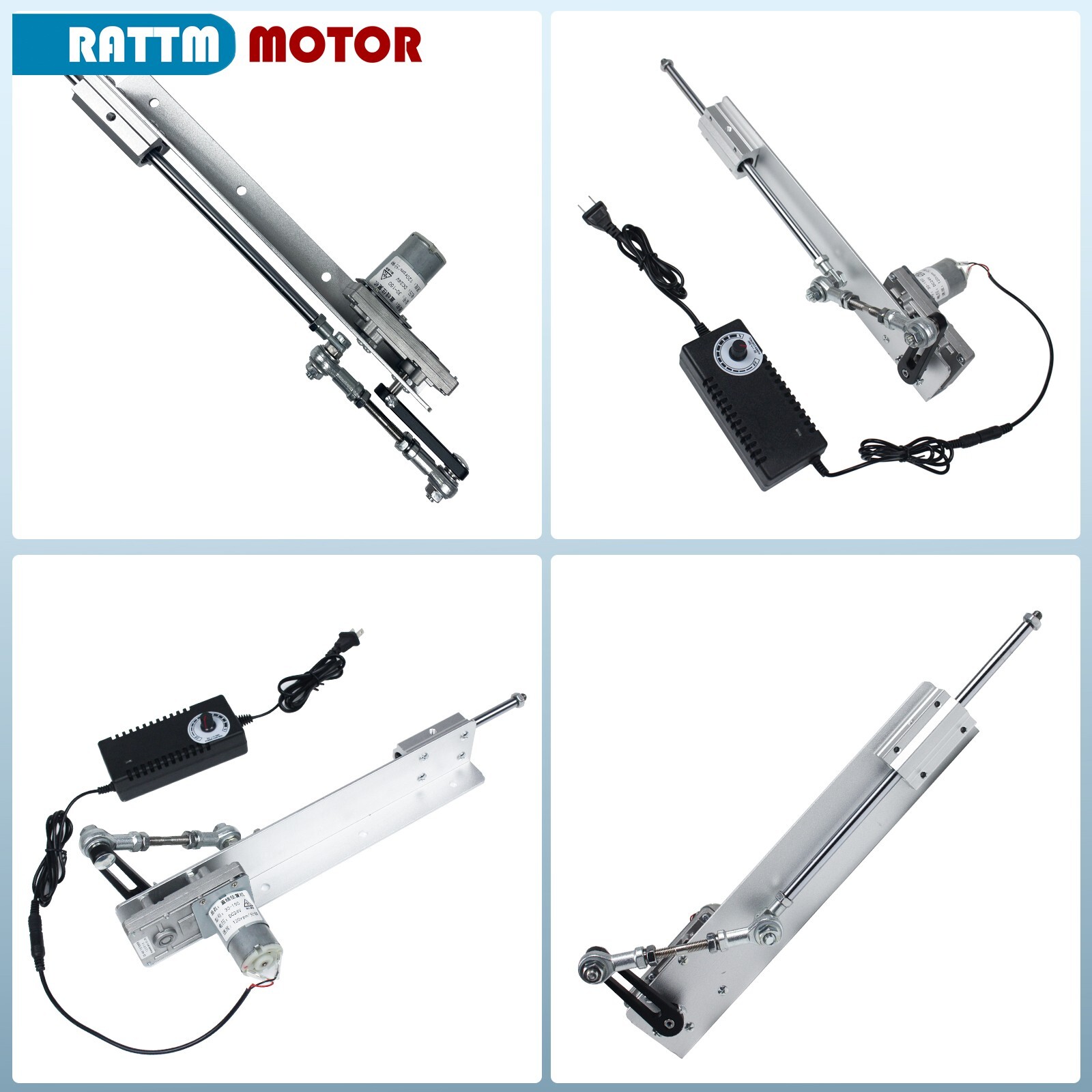 US】Reciprocating Cycle Linear Actuator DC 24V,Stroke 3-15/2-8CM,Adjustable speed