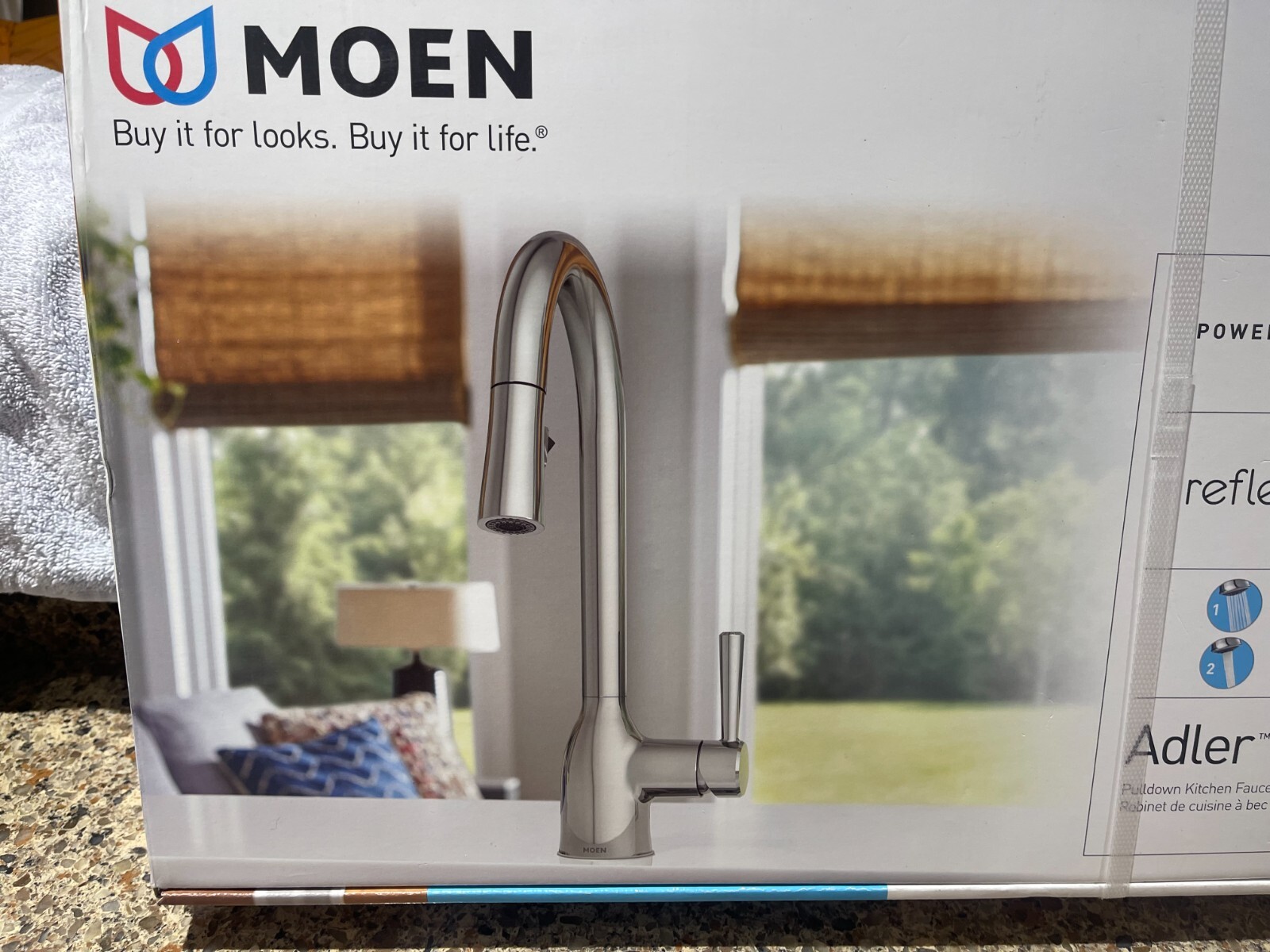 NEW!! Moen Adler One-Handle Pulldown Kitchen Faucet - Polished Chrome (87233)