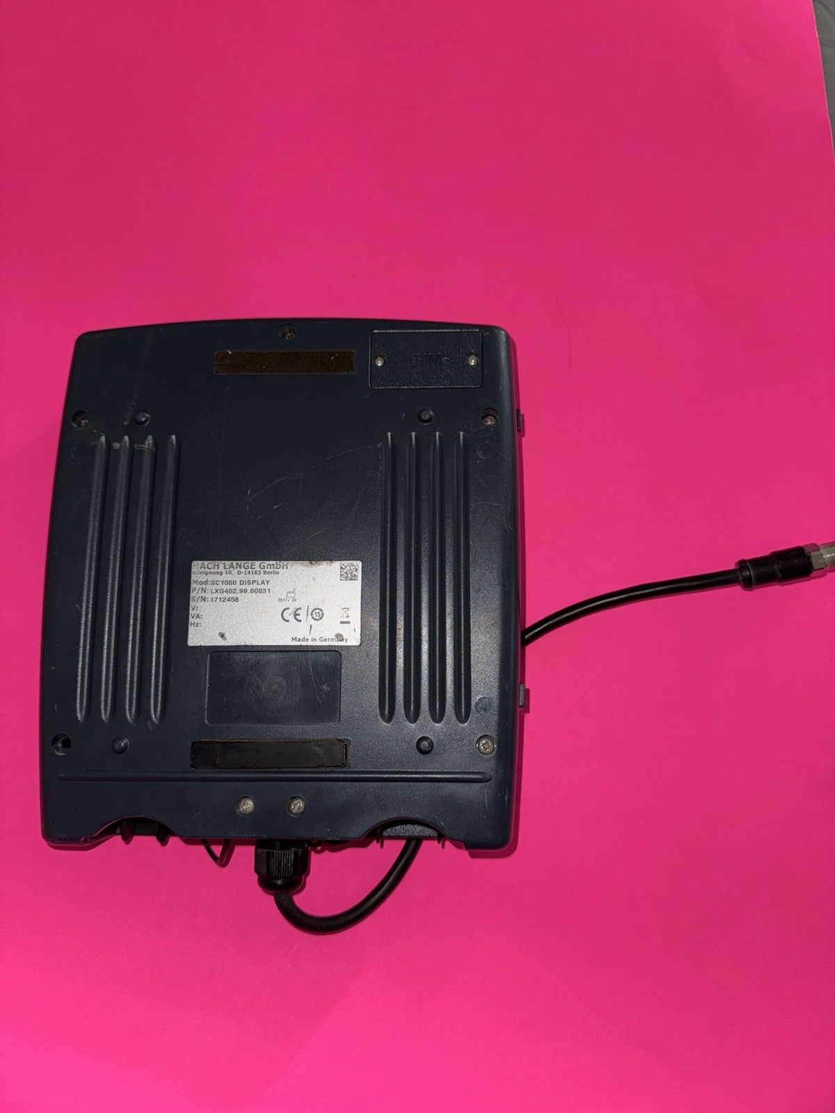 Hach SC1000 Display