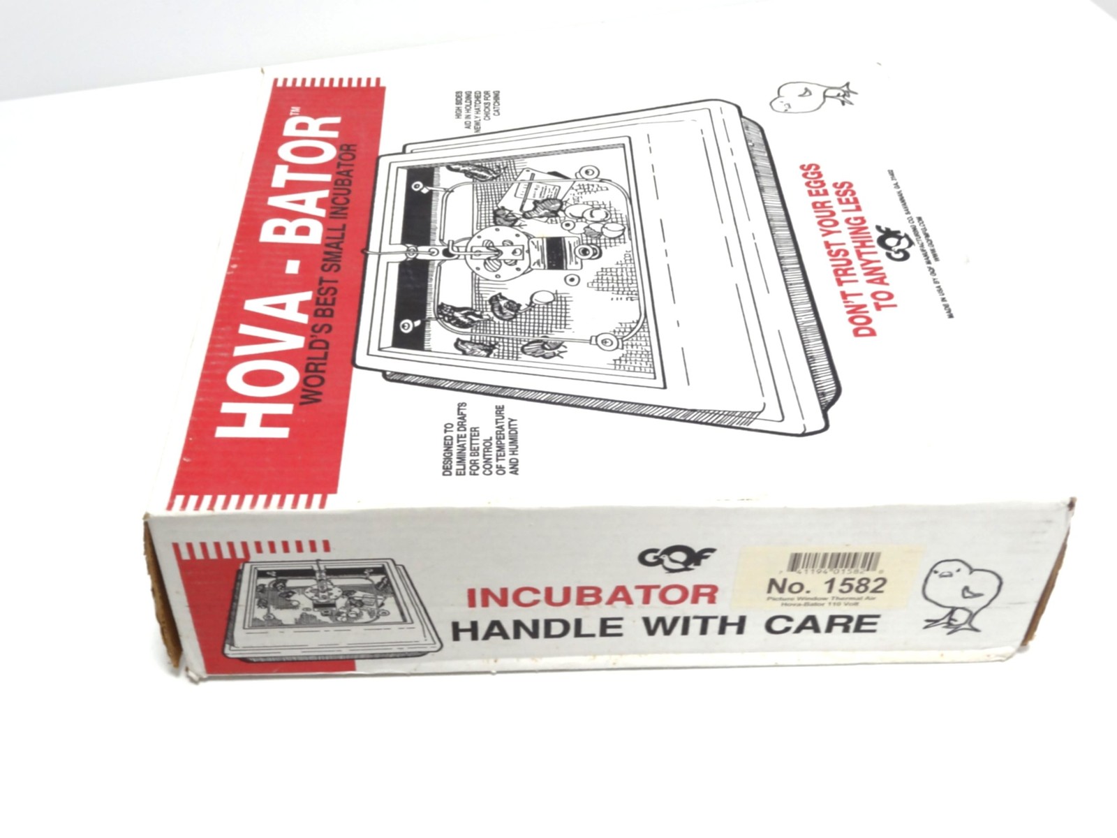 HOVA-BATOR Incubator Hatching Chicken Eggs No 1582