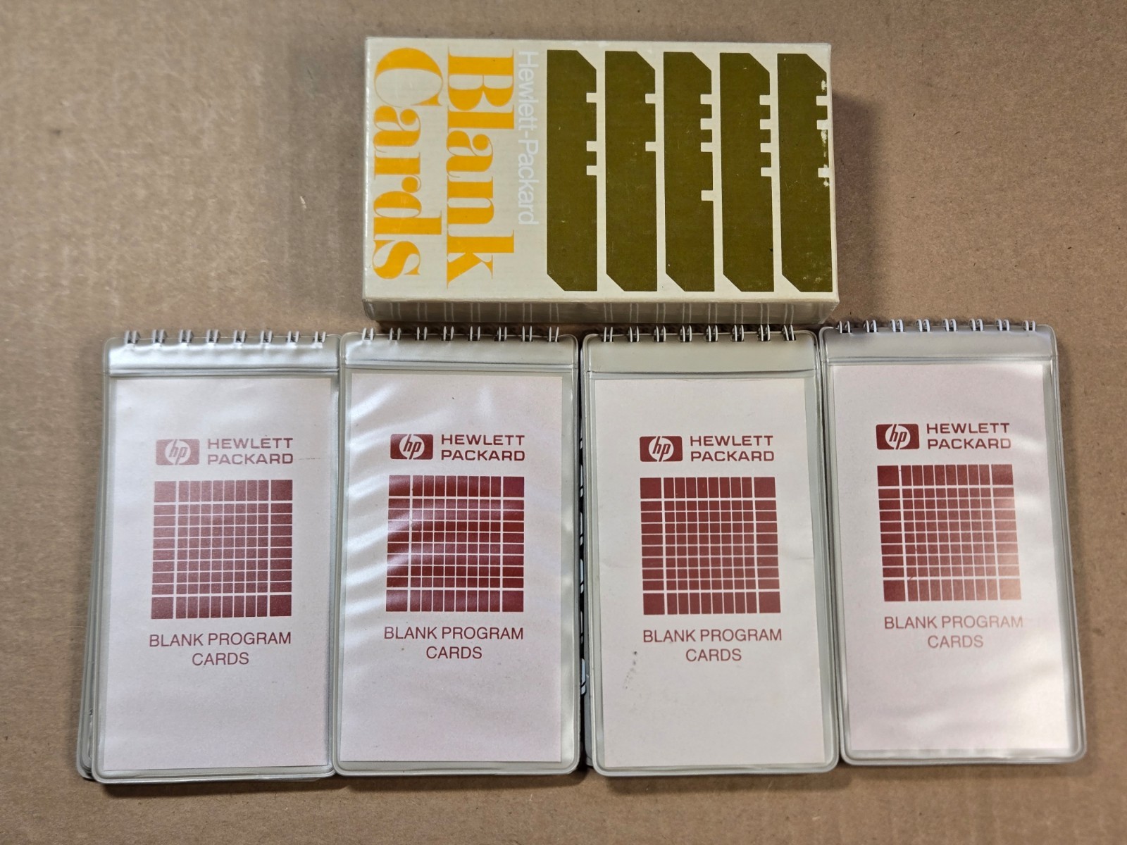 Large Lot Hewlett Packard Program Magnetic Cards Lot of 142 + Cleaning Card