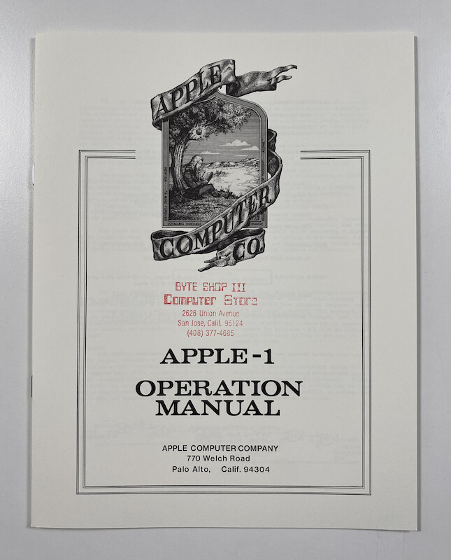 Apple-1 Operation Manual, Basic Manual, Cassette Interface Manual