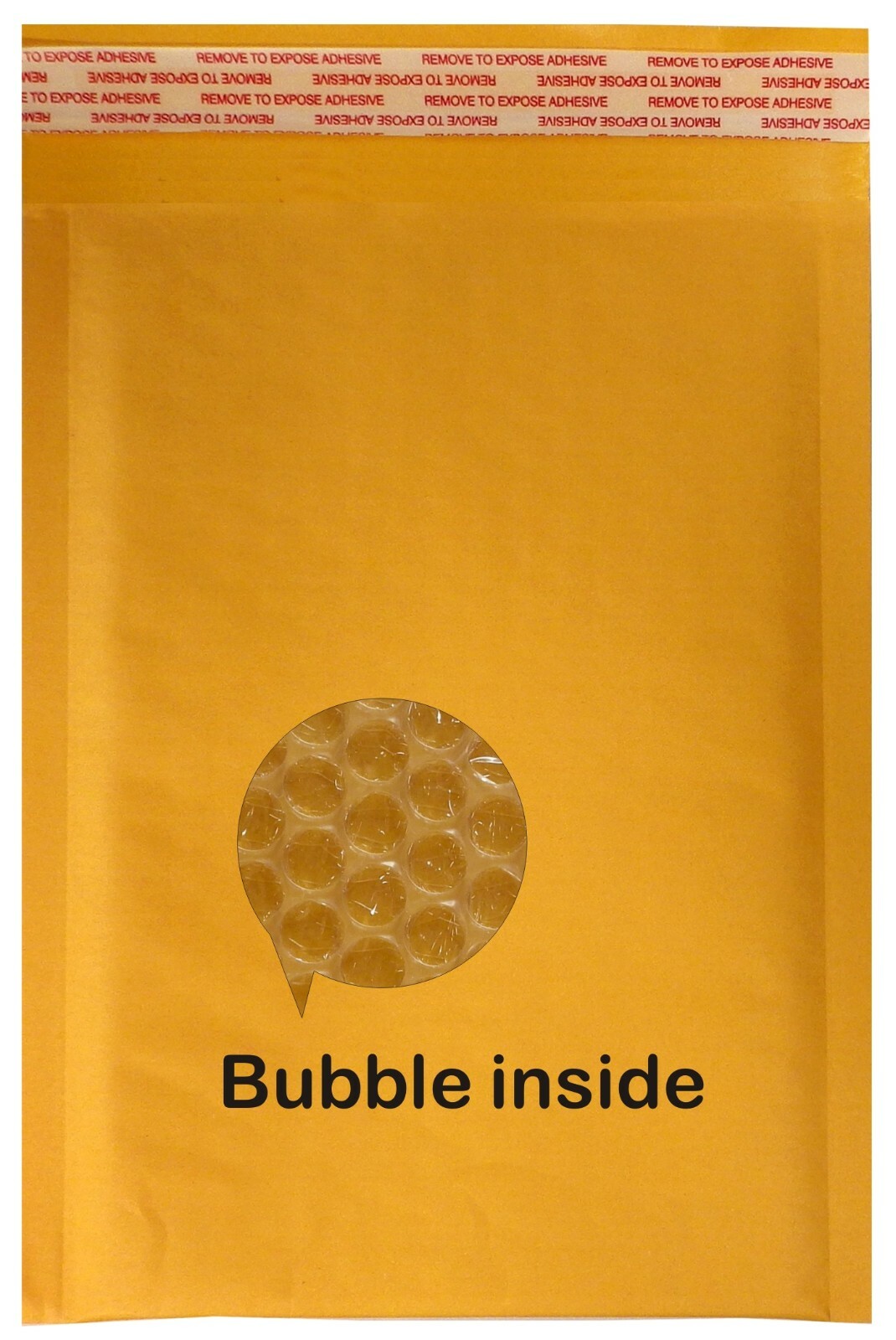 Polycyber 500 pcs #000 Kraft Bubble Envelopes Mailers (Inner 4x7)