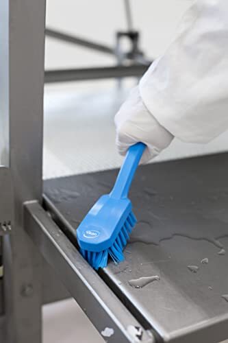 10.2 Inch Utility Brush PP/PBT Material Blue Multipurpose Cleaning Tool