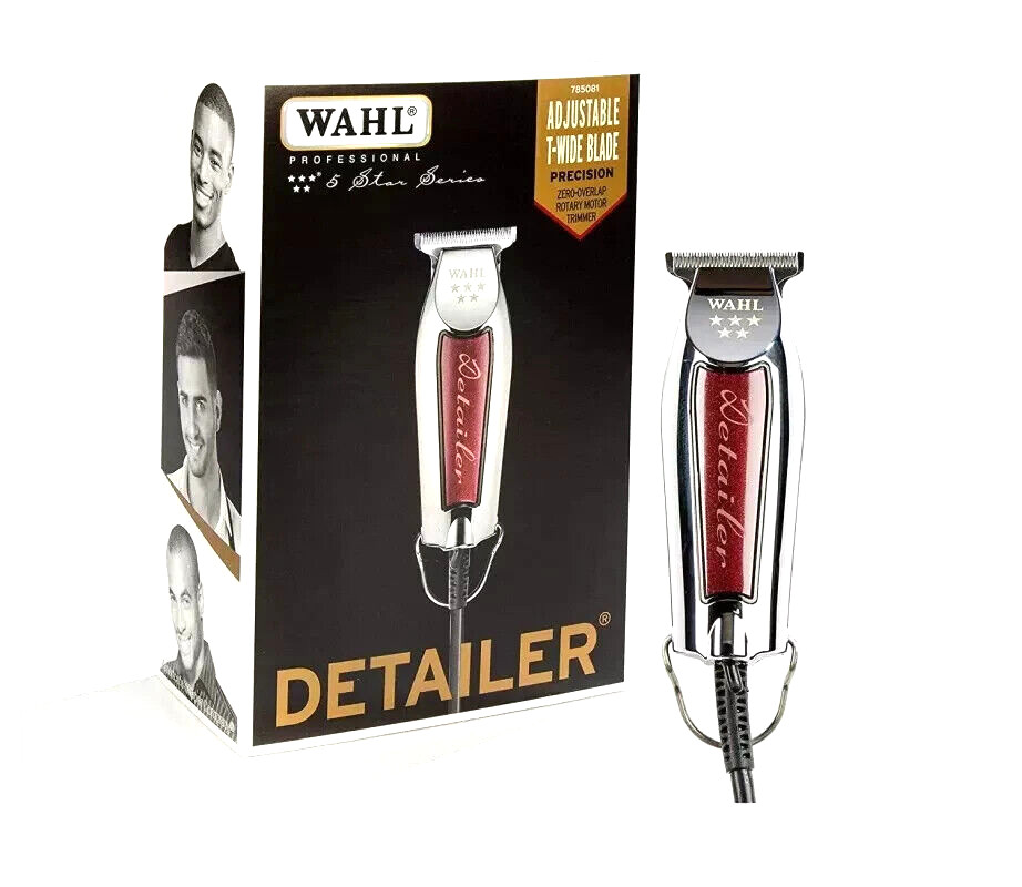 Wahl 8081 Professional Detailer  Corded Trimmer, Burgundy