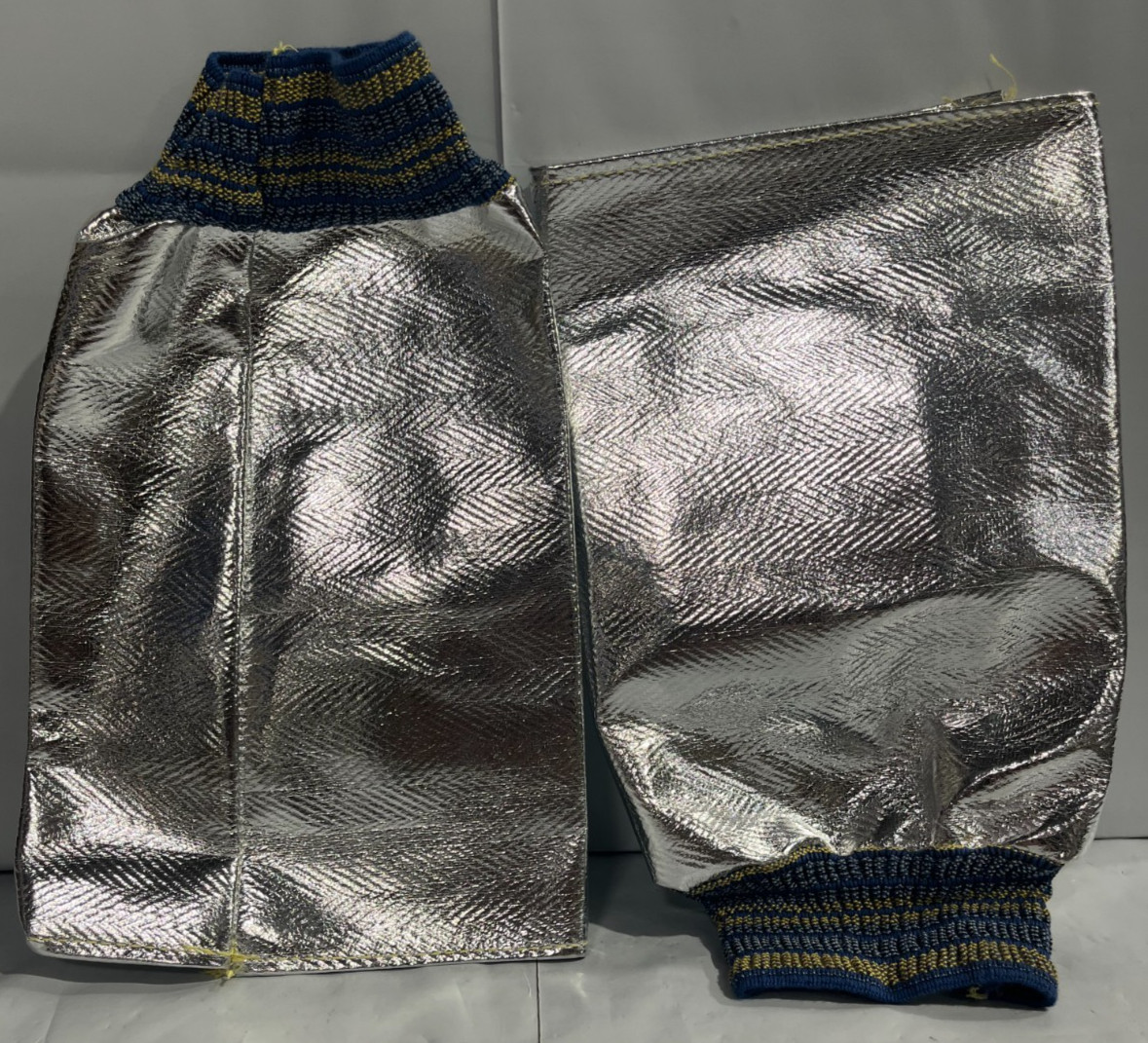 Aluminzed Rayon Durable Flame Retardant Protective Welding Sleeves Elastic Ends