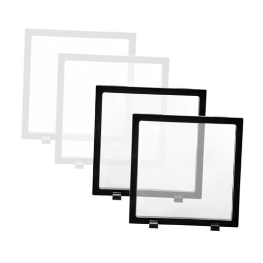 4 Pcs 3D Floating Display Case Frame Display Holder Stands 7.1 X 7.1 Inches