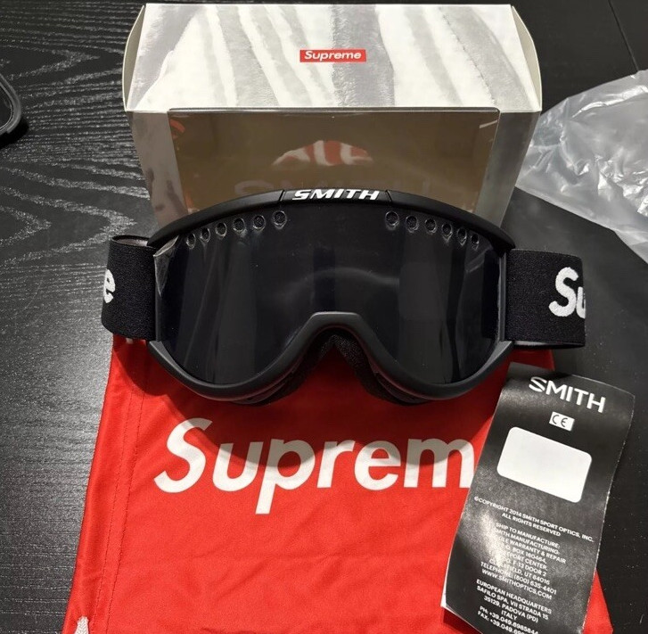 Supreme Smith Goggles Black 2026 Ski Snowboard ATV Dirt Bike Moto Eyewear New