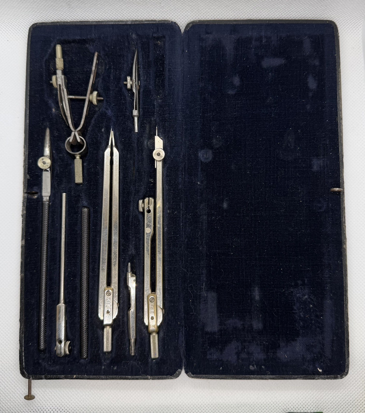 Vintage Boxed Technical Drawing Engineering Compass Set Ecobra  Tools Germany