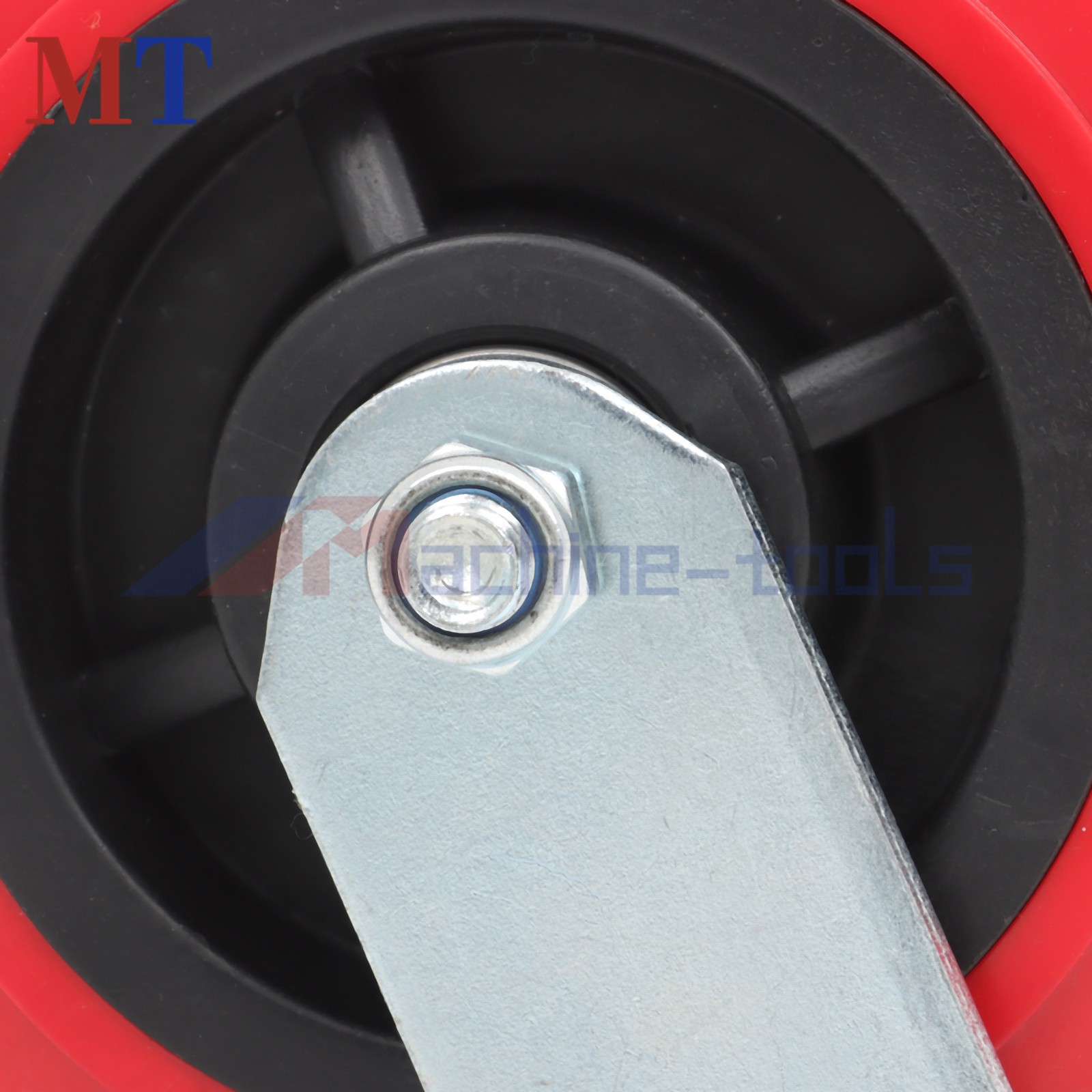 4 Pack 4000Lbs Load Capacity Polyurethane Heavy Duty 6 Inch Swivel Caster Wheels