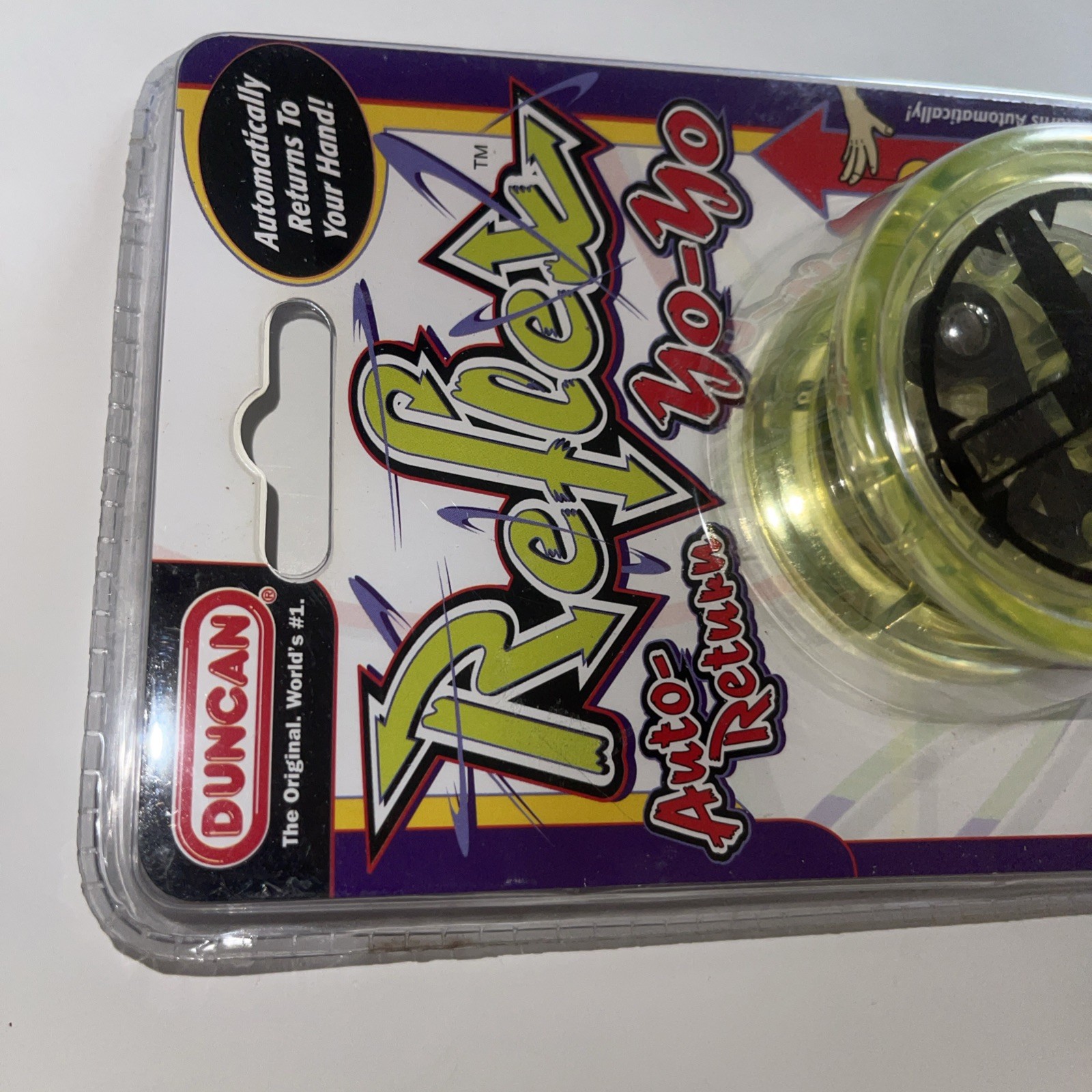 Duncan Toys YoYo Reflex Auto Return Yo-Yo Beginner String Trick Blue 3513AR New