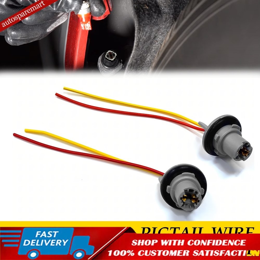 Universal Pigtail Wire Female 194 Socket T10 PGS Front Side Marker Light Plug